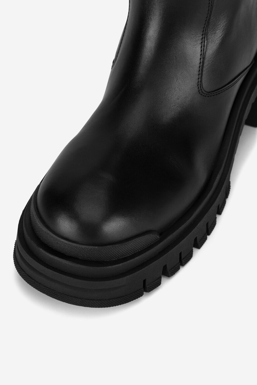 Badura - Kozaki skórzane - 5905588814702