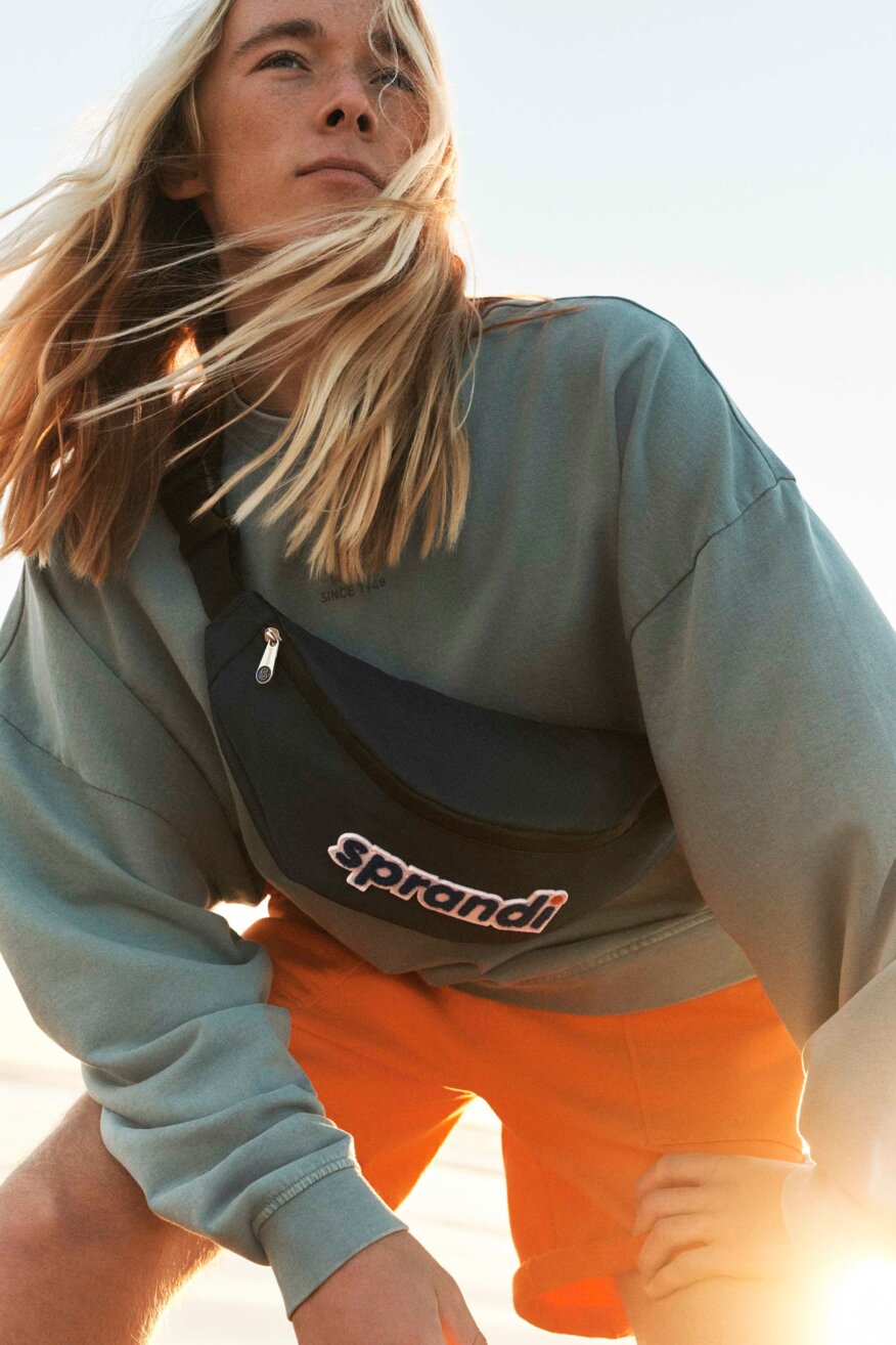 
                Sprandi - Saszetka nerka czarna - 5903698272450