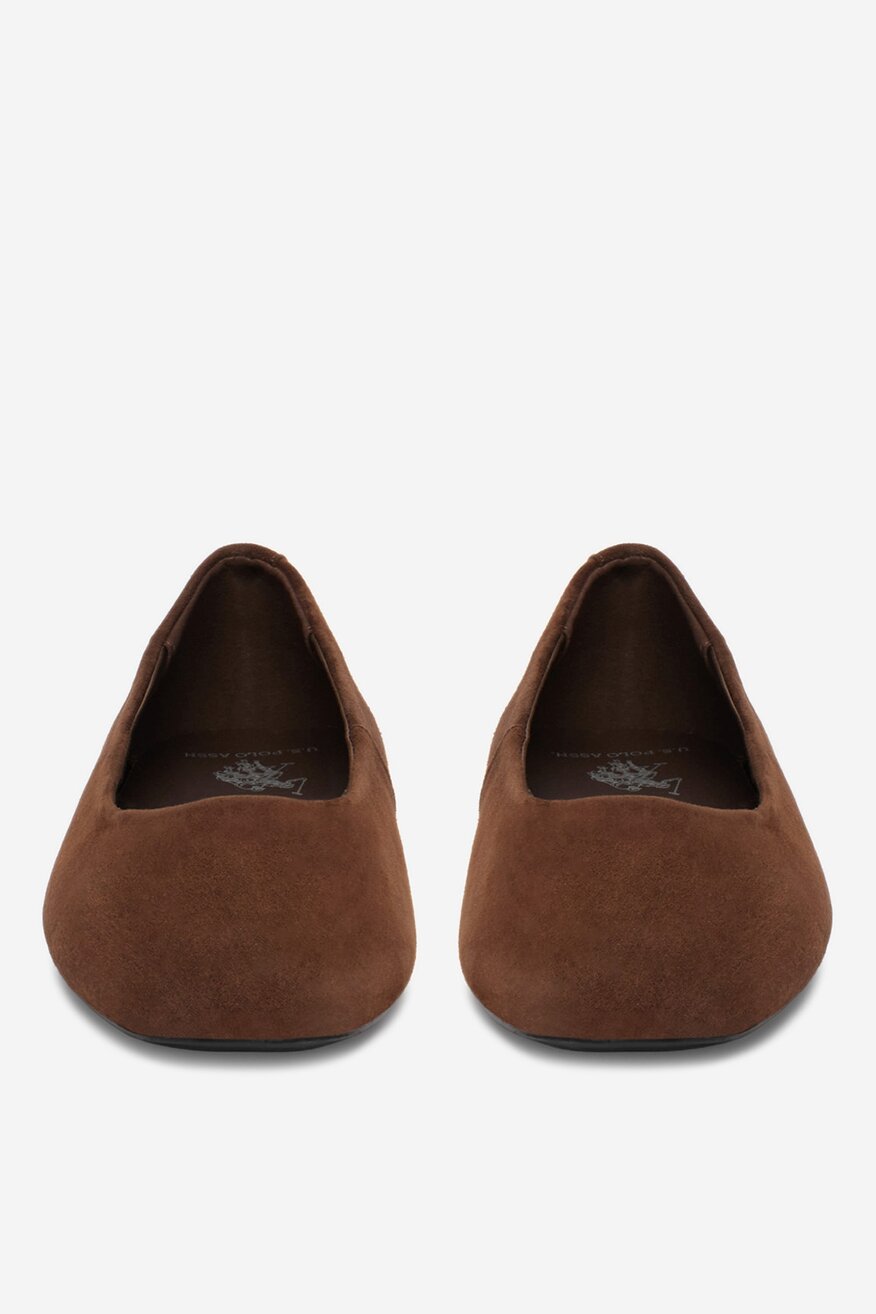 
                U.S. POLO ASSN. - Baleriny skórzane - 5906751922415