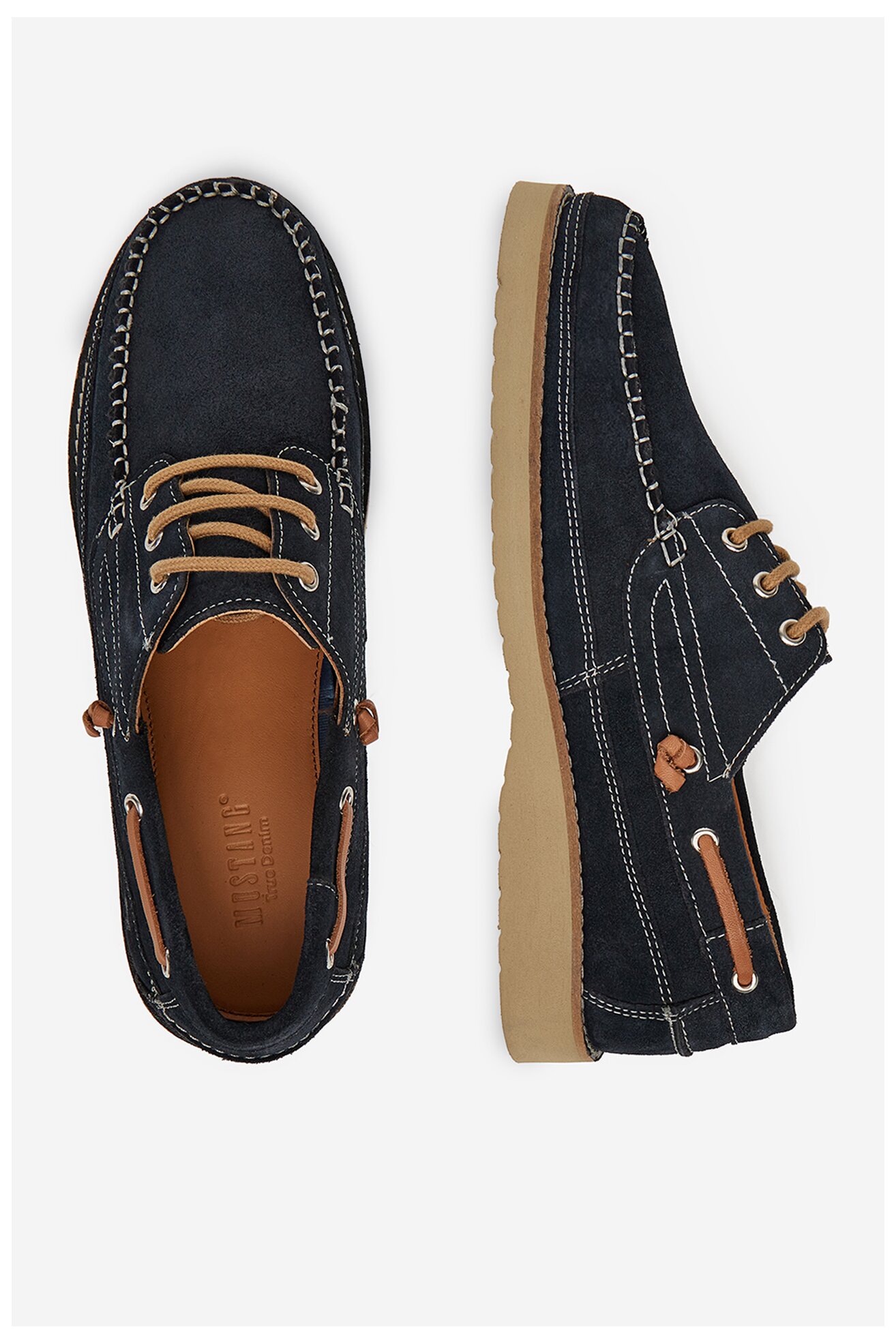 Половинки обувки Mustang 4969-301 КОБАЛТОВО СИНЬО