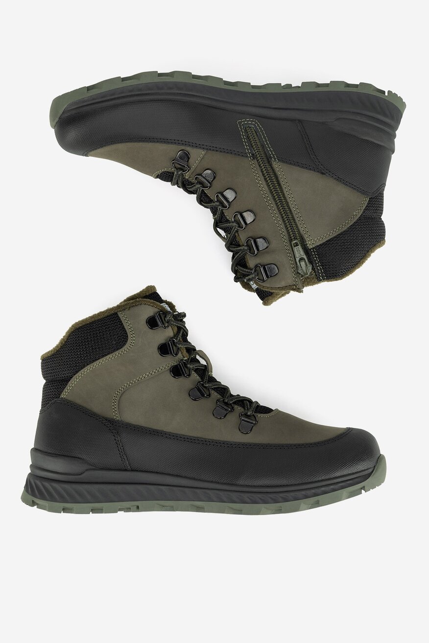 Šněrovací vyšší obuv Lasocki Young KHAKI - 5905588965091