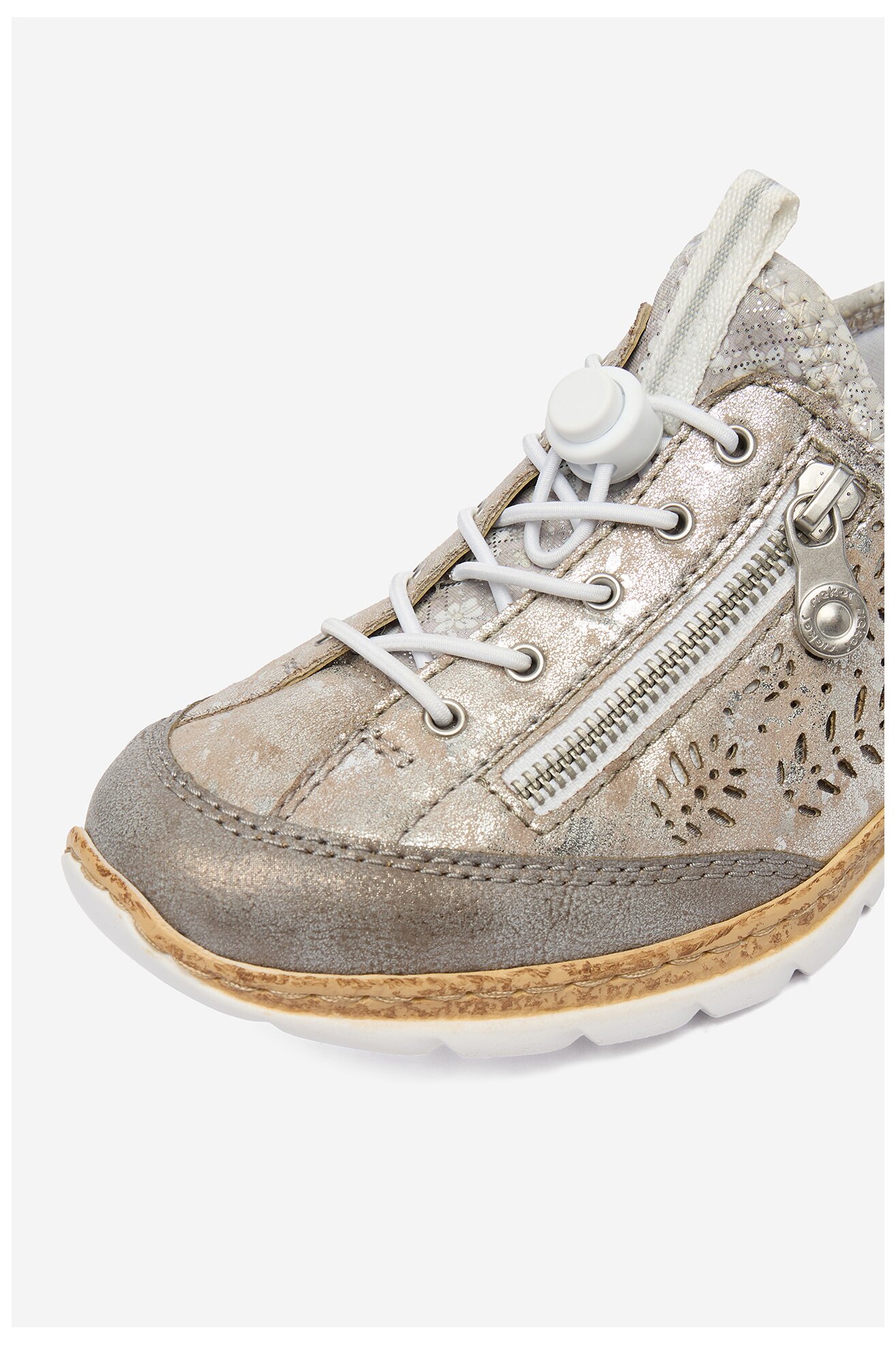 Półbuty Rieker CEO-N42K6-40 Szary