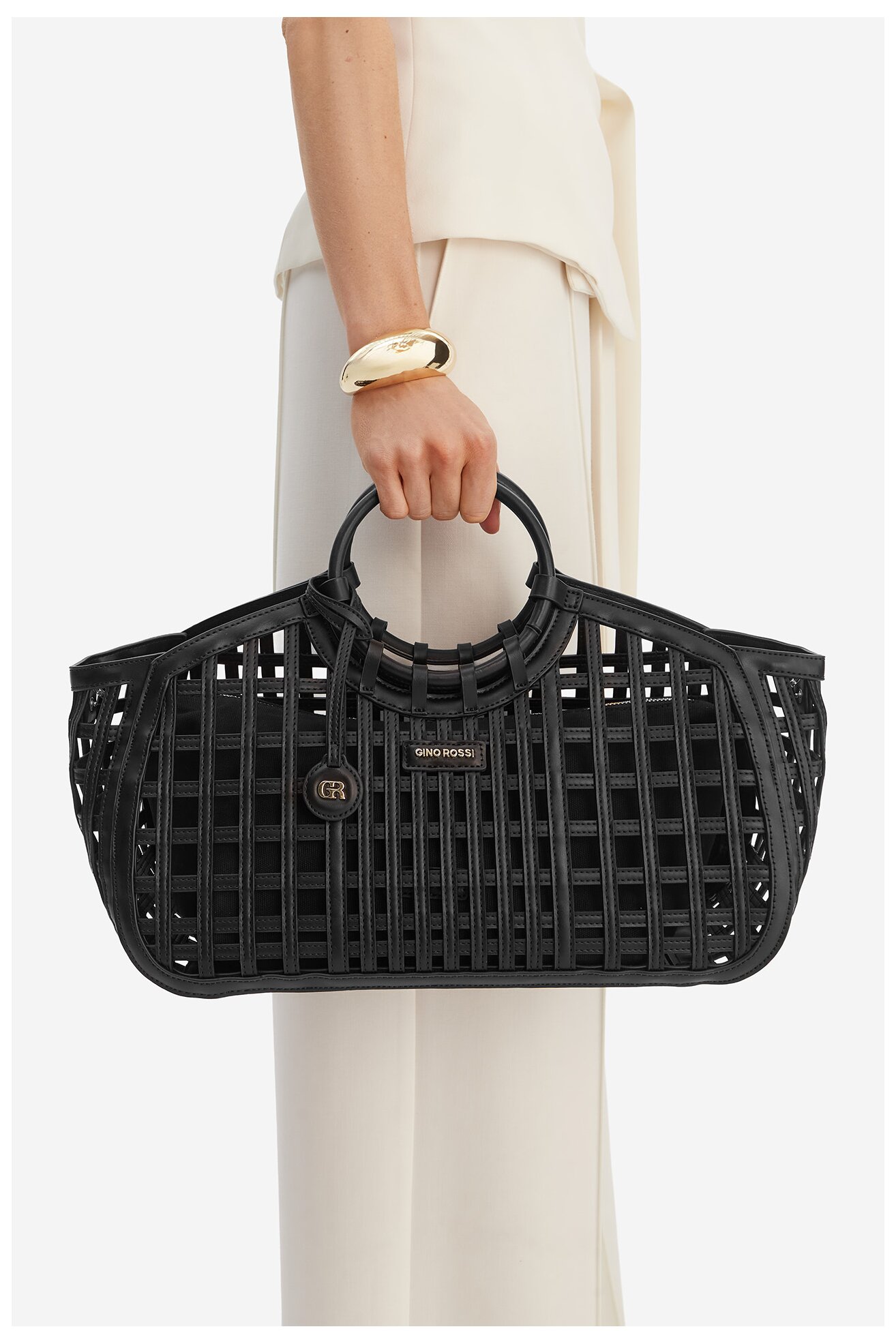 Сумка З Ремінцем Gino Rossi EO-LDA9109 ЧОРНИЙ