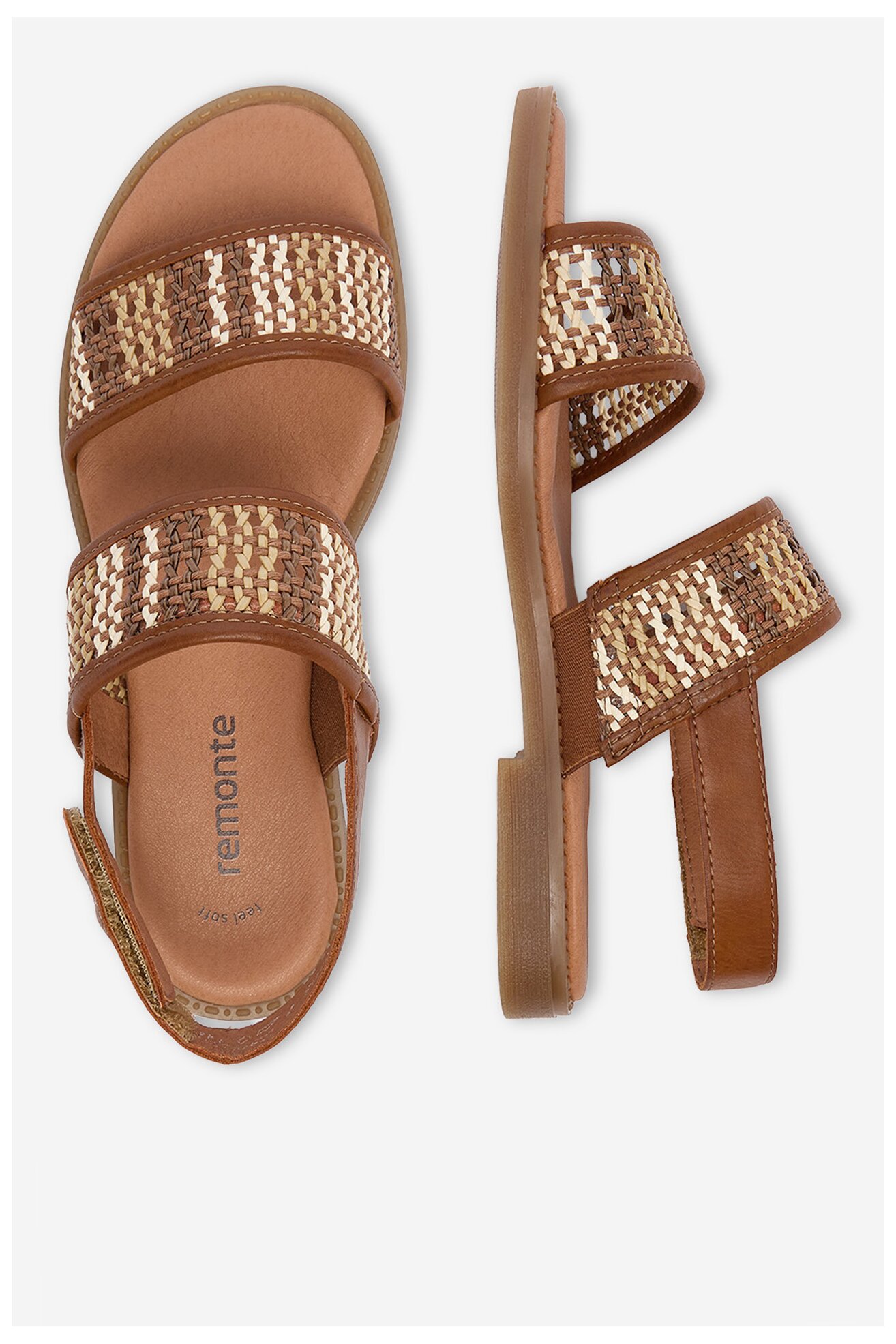 Sandały Remonte CEO-D3646-24 Brązowy