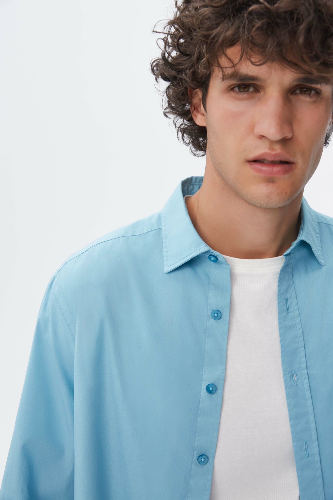 Koszula Americanos AM22KOU001-02 Niebieski