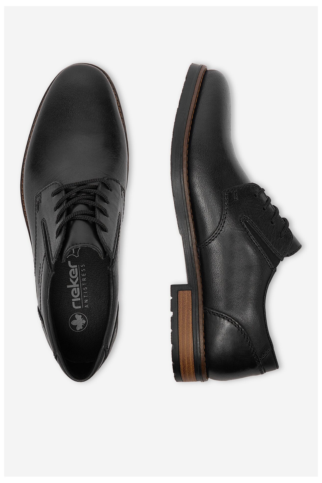 Półbuty Rieker CEO-14621-00 Czarny