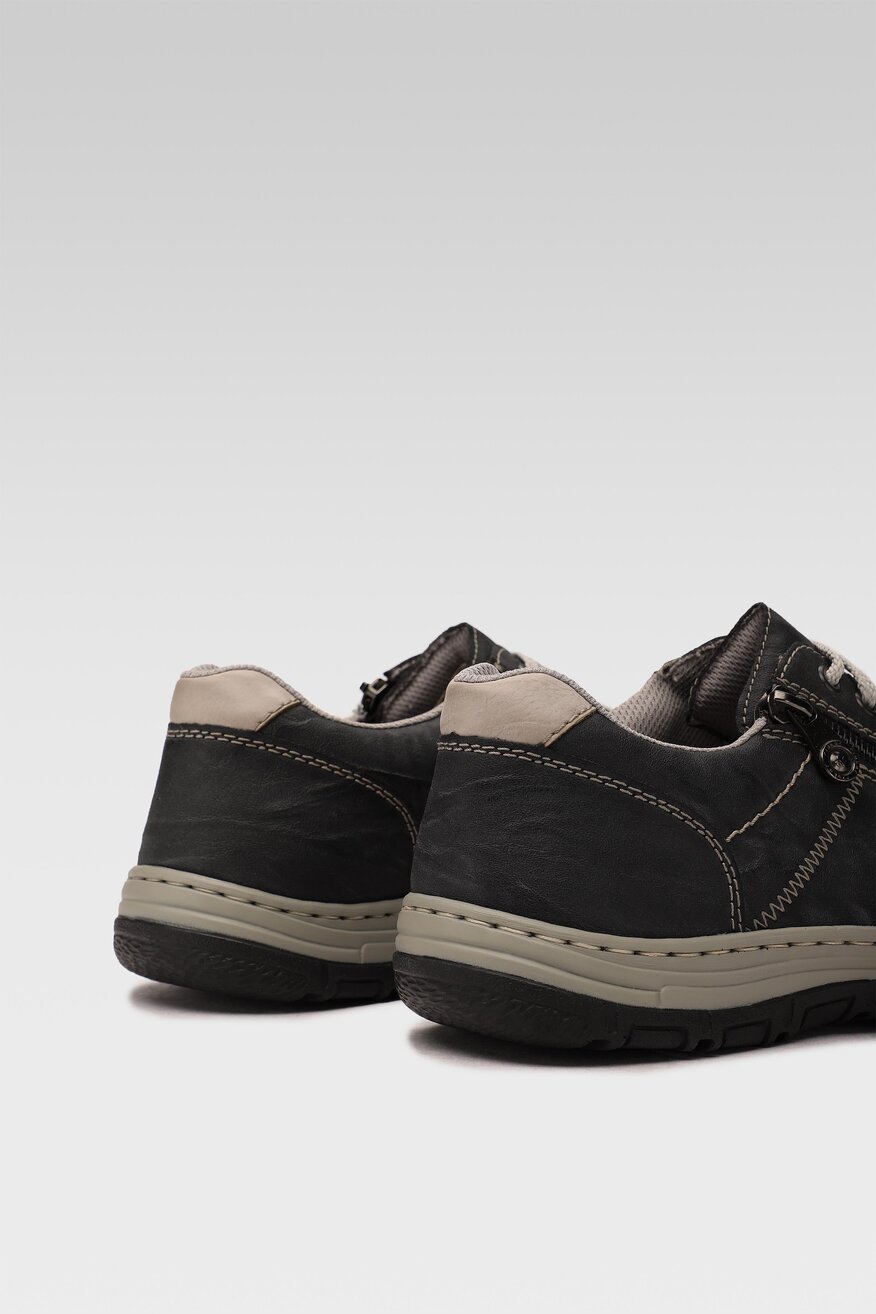 Rieker - Półbuty szare - 5903698872728