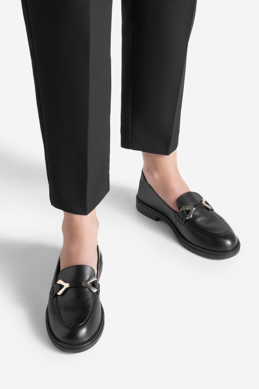 
                Lasocki - Mokasyny skórzane - 5905588722830