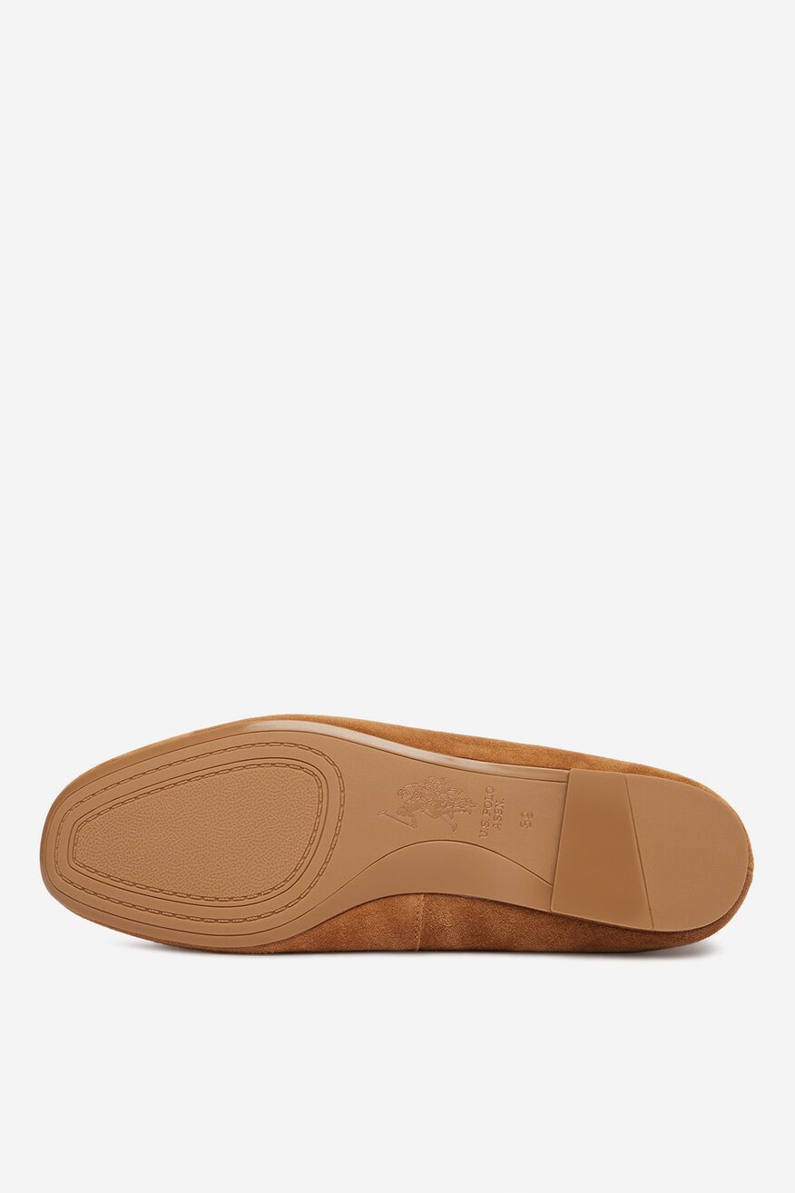 
                U.S. POLO ASSN. - Baleriny skórzane - 5906751922354