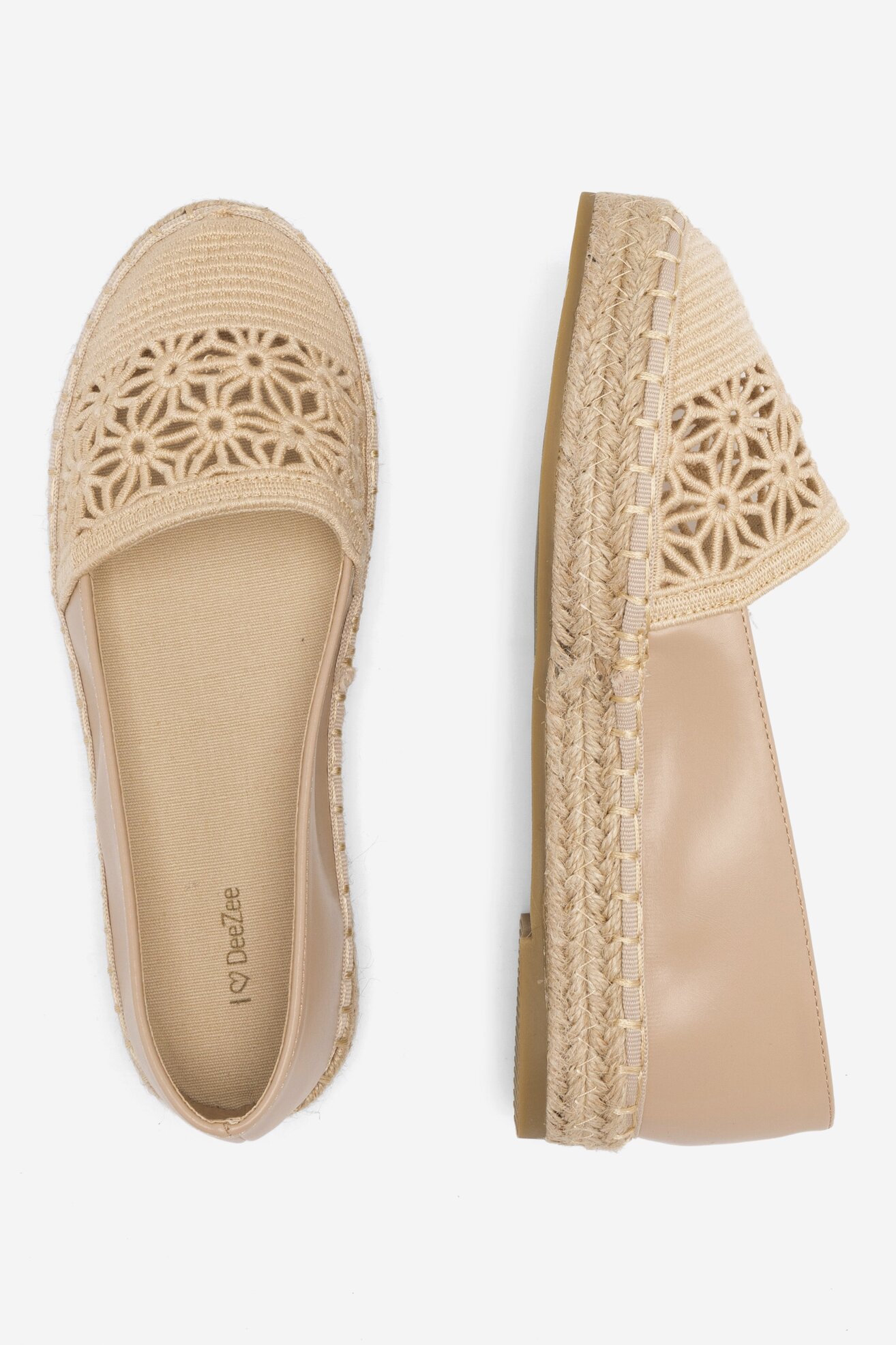 Espadryle DeeZee HER SOUL WSS990-204 Beżowy