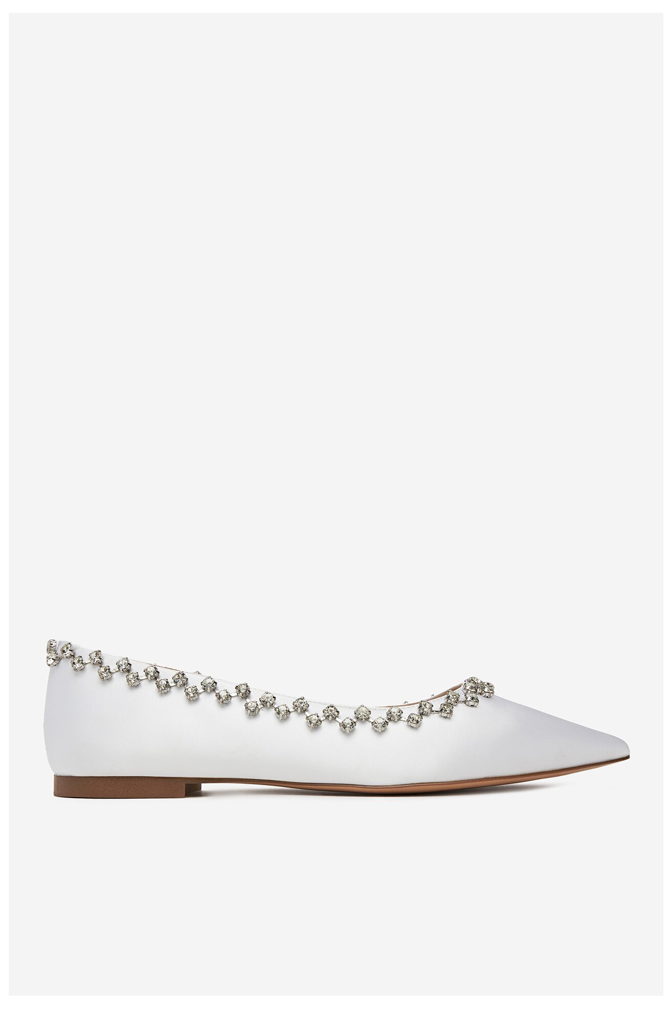 Baleríny EVA MINGE MILA-V1166-28-1 BÍLÁ