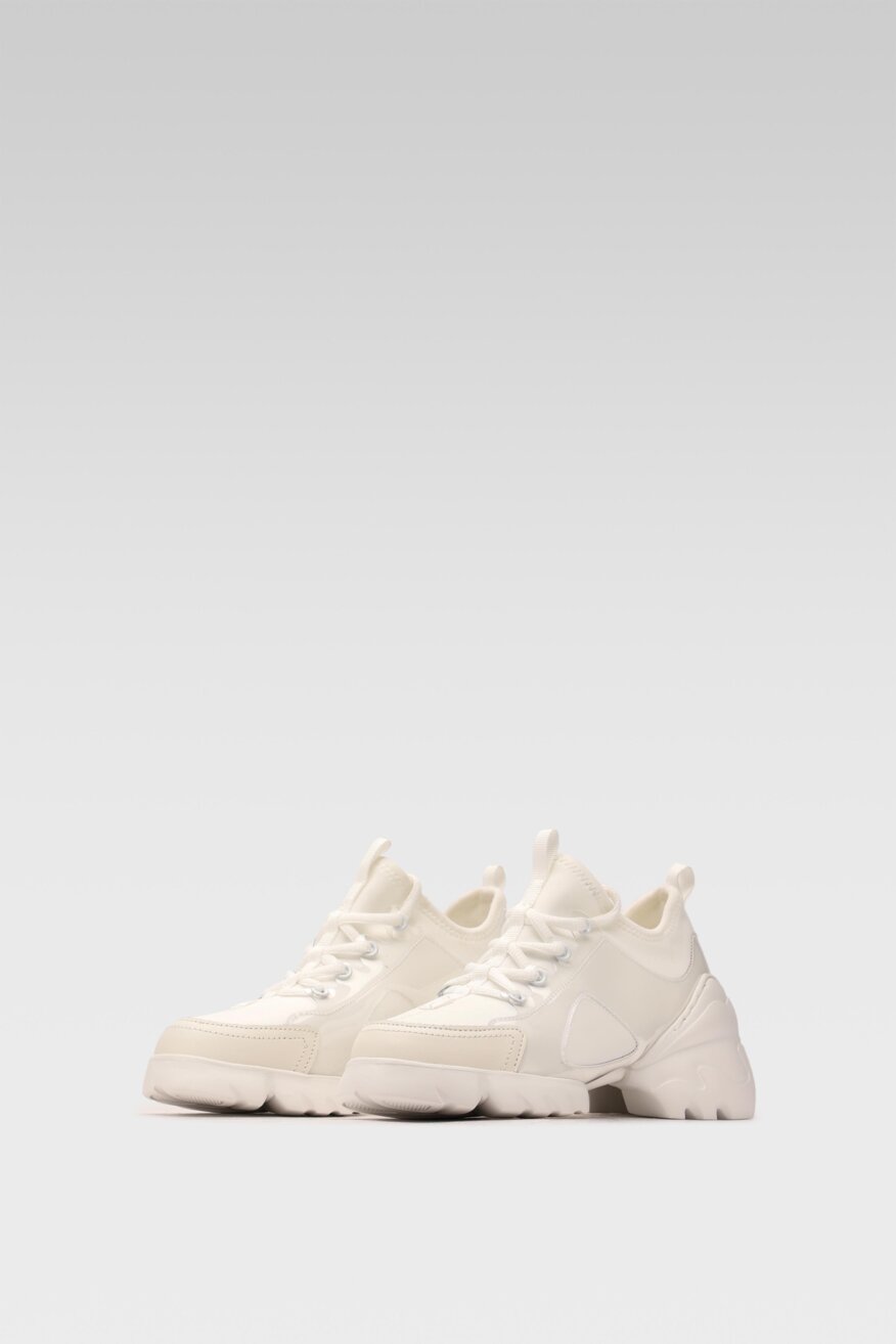 
                Gino Rossi Sport - Półbuty pastelowe białe - 5903698543406