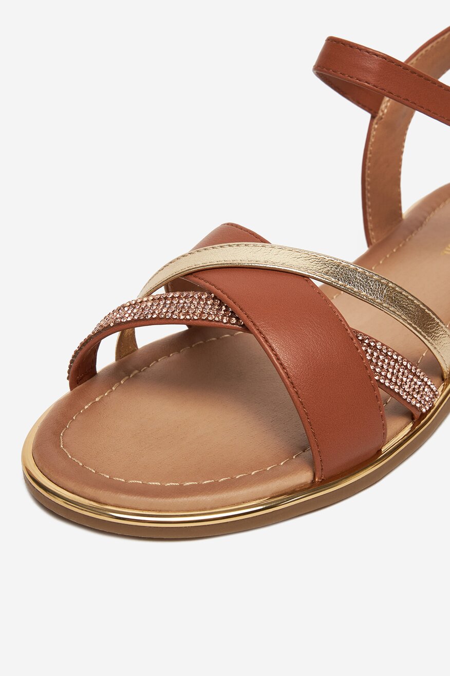 Szandál Clara Barson CAMEL - 5903698723358