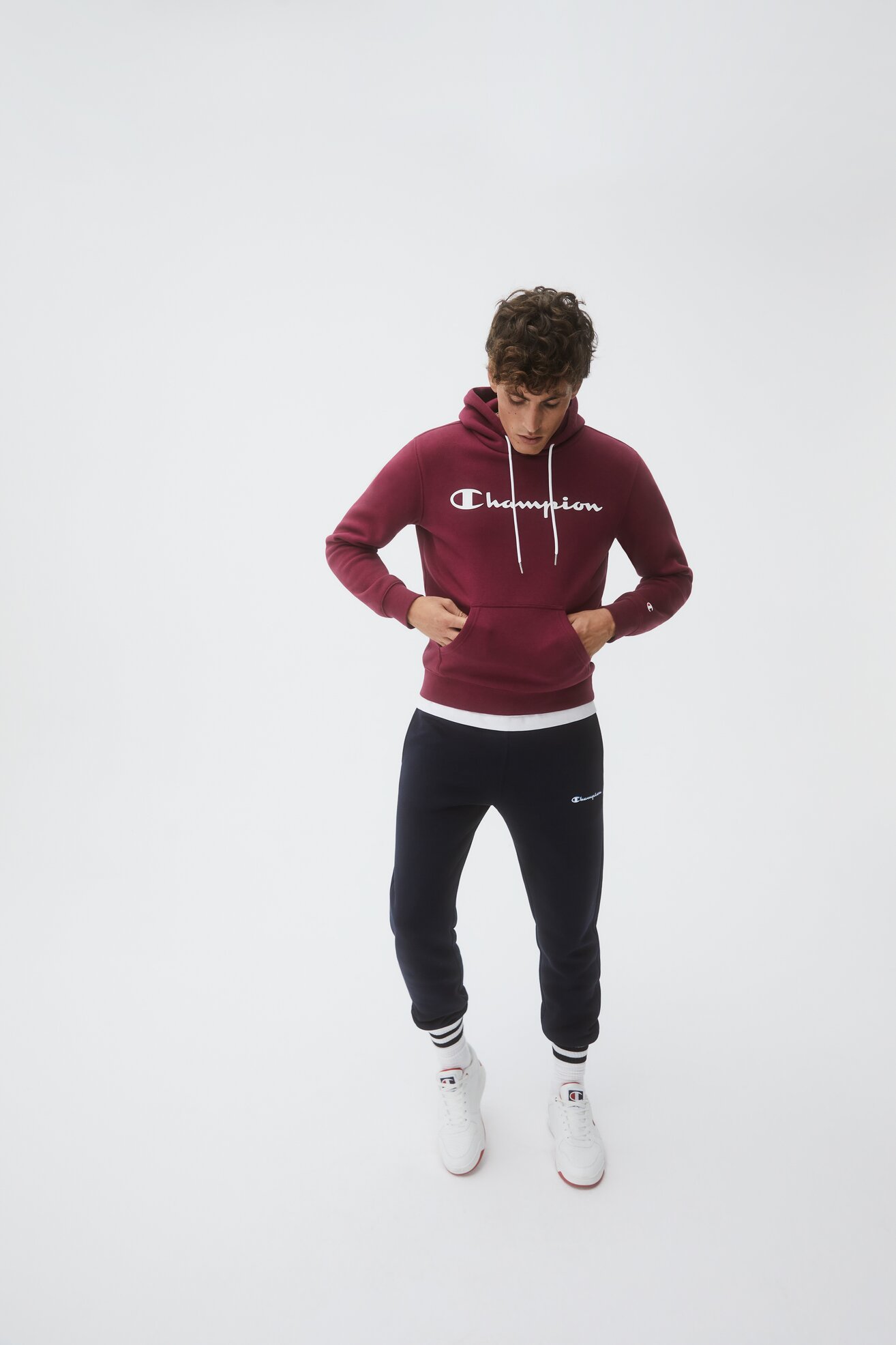 Bluza Champion 214743 Bordowy