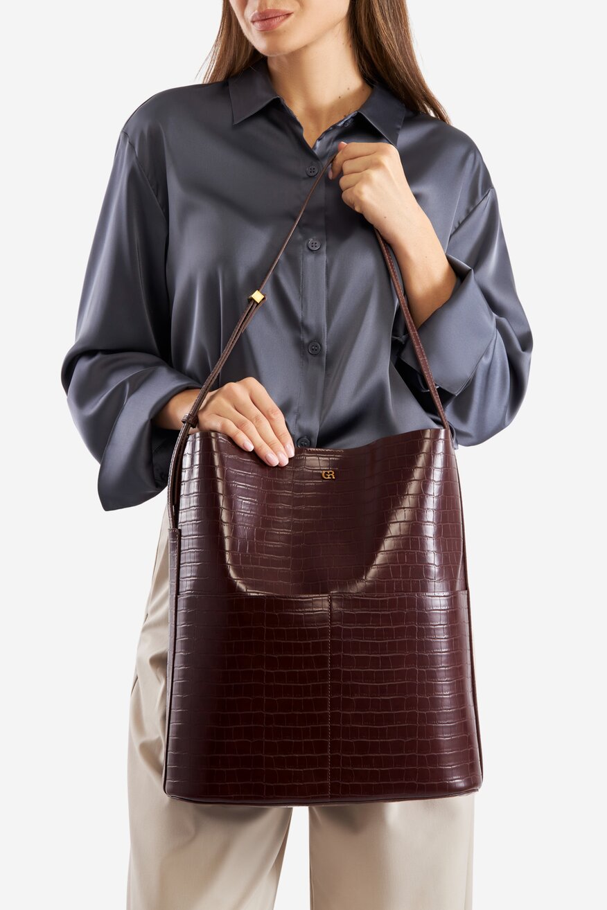 
                Сумка З Ремінцем Gino Rossi ТЕМНО-КОРИЧНЕВИЙ - 5903419360220