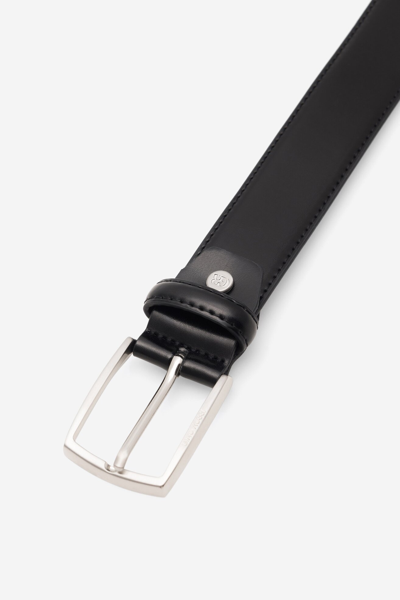 Pasek męski Gino Rossi 3M2-001-AW23 Czarny