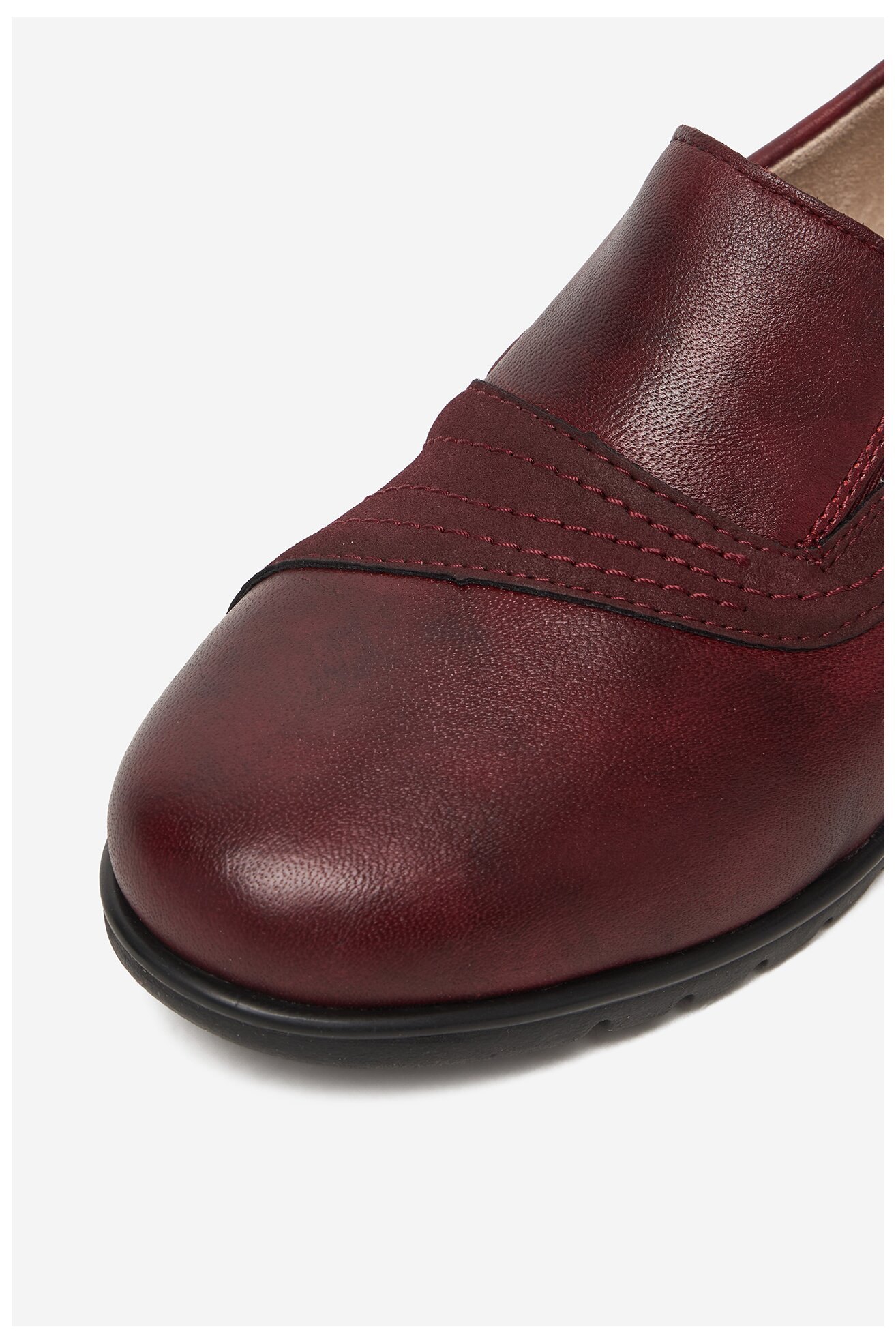 Półbuty Rieker CEO-L5356-35 Bordowy