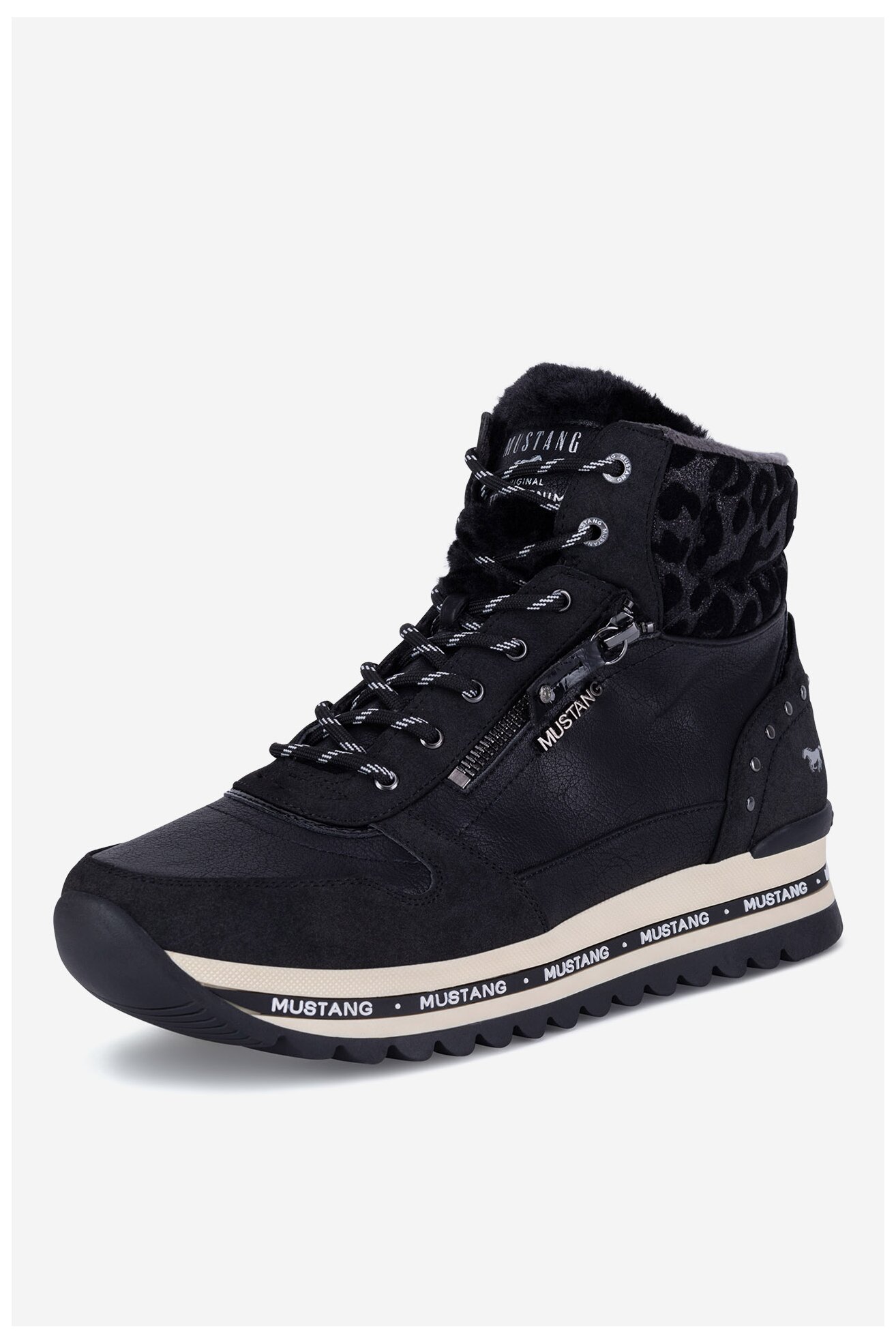 Trzewiki Mustang 1364-503 BIG Czarny