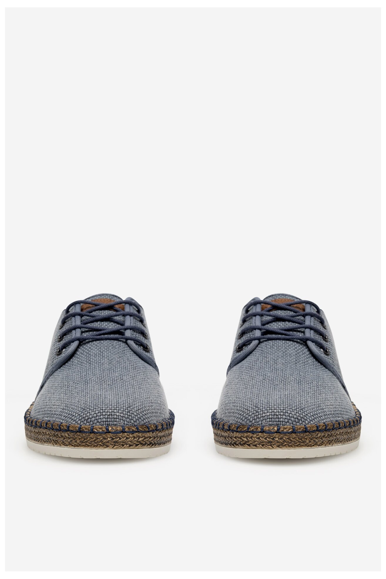 Espadryle Rieker B5249-12 Niebieski