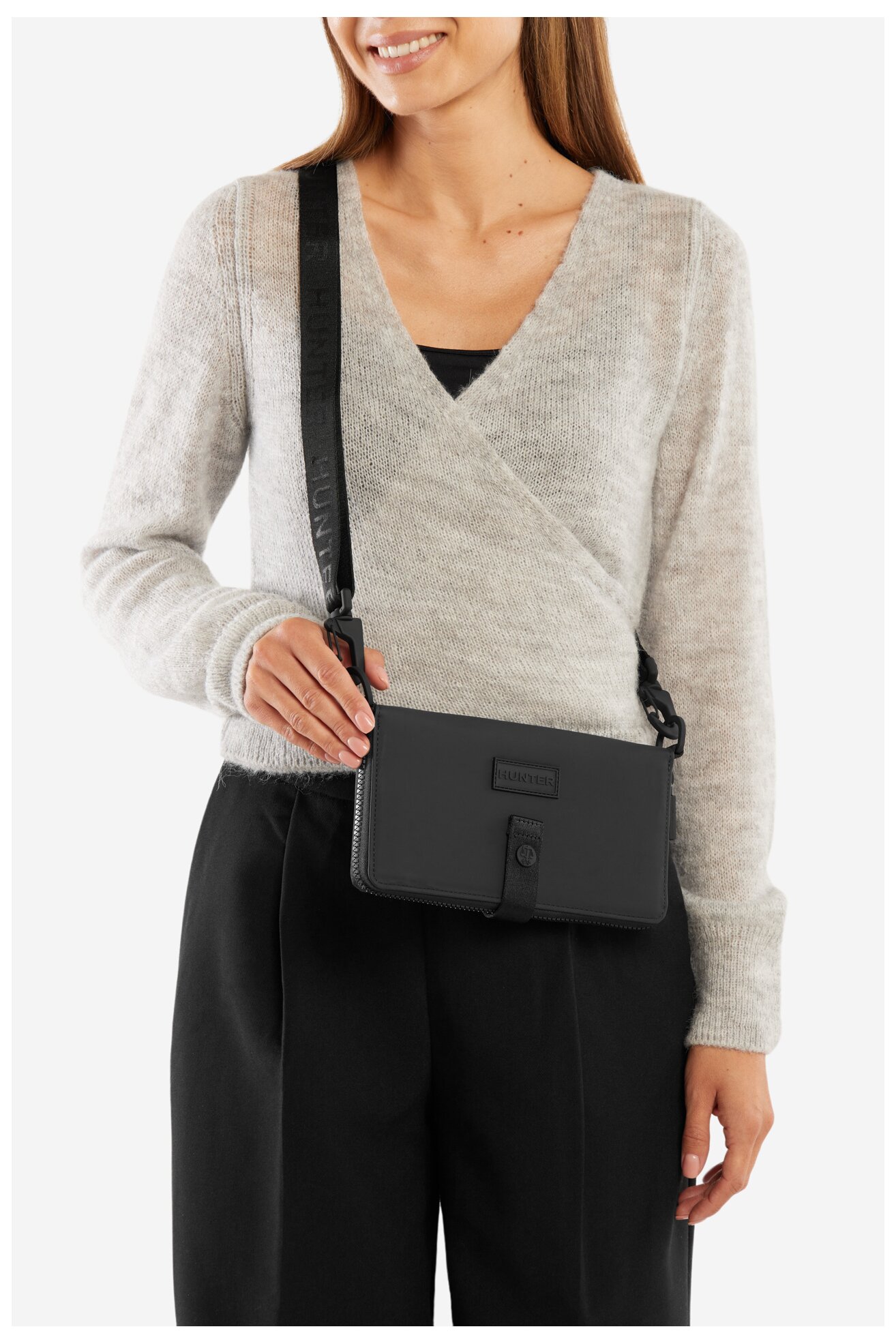 Portfel damski HUNTER HTR-M1-001-AW24 Czarny