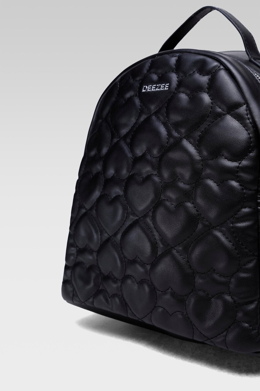 DeeZee - Plecak pikowany czarny - 5904248435240
