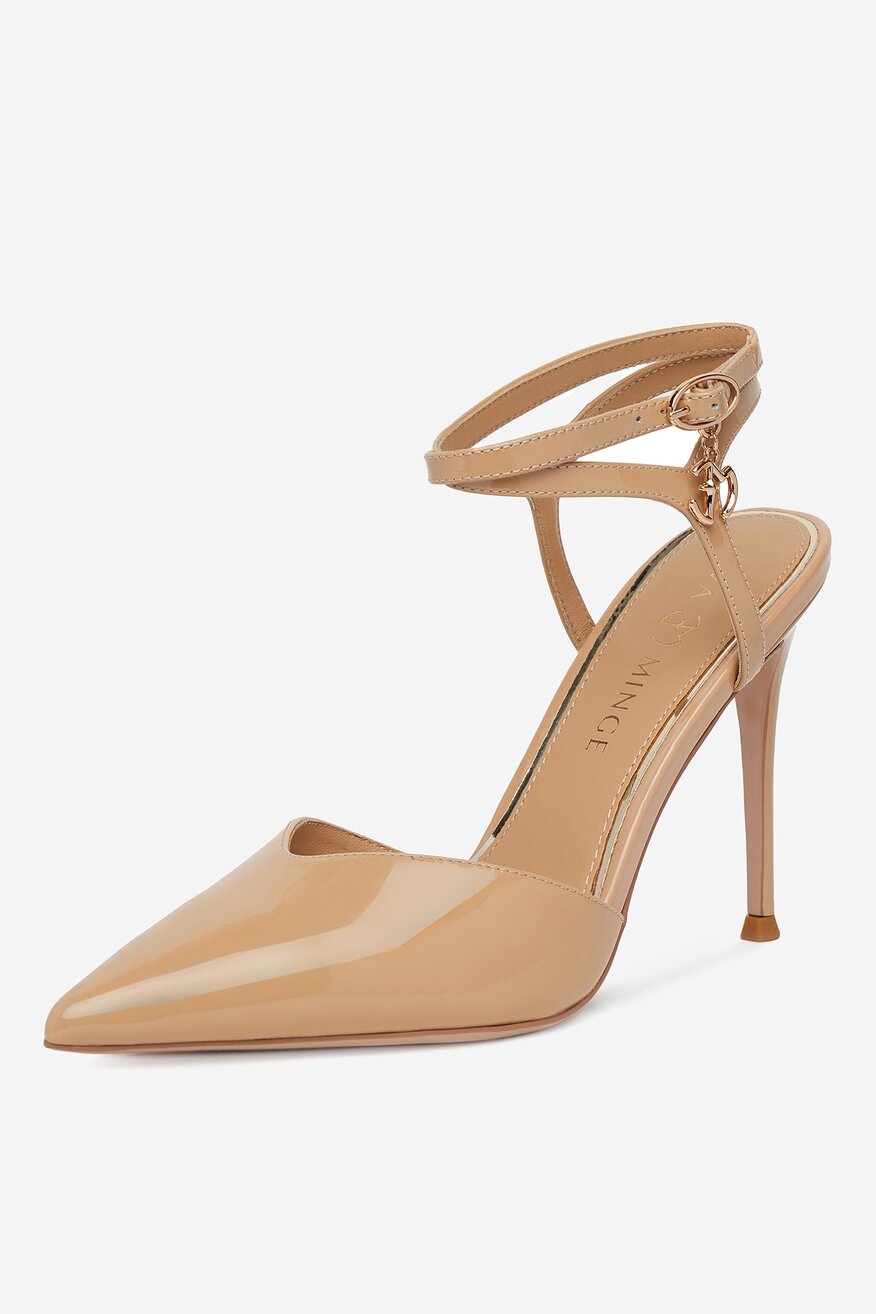Pantofi cu toc EVA MINGE BEJ - 5903698295299