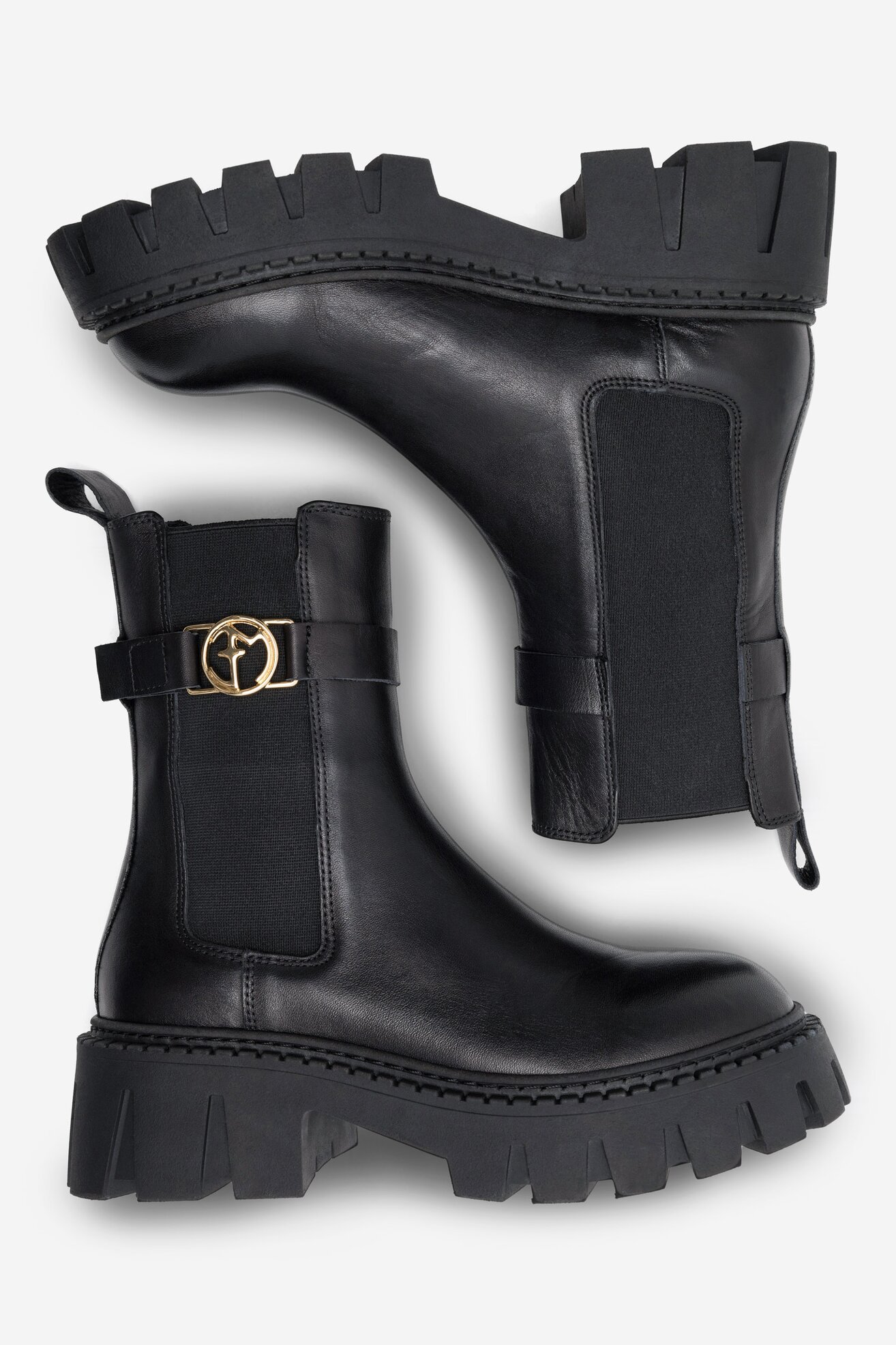 Ghete EVA MINGE GANDRA-8325 NEGRU