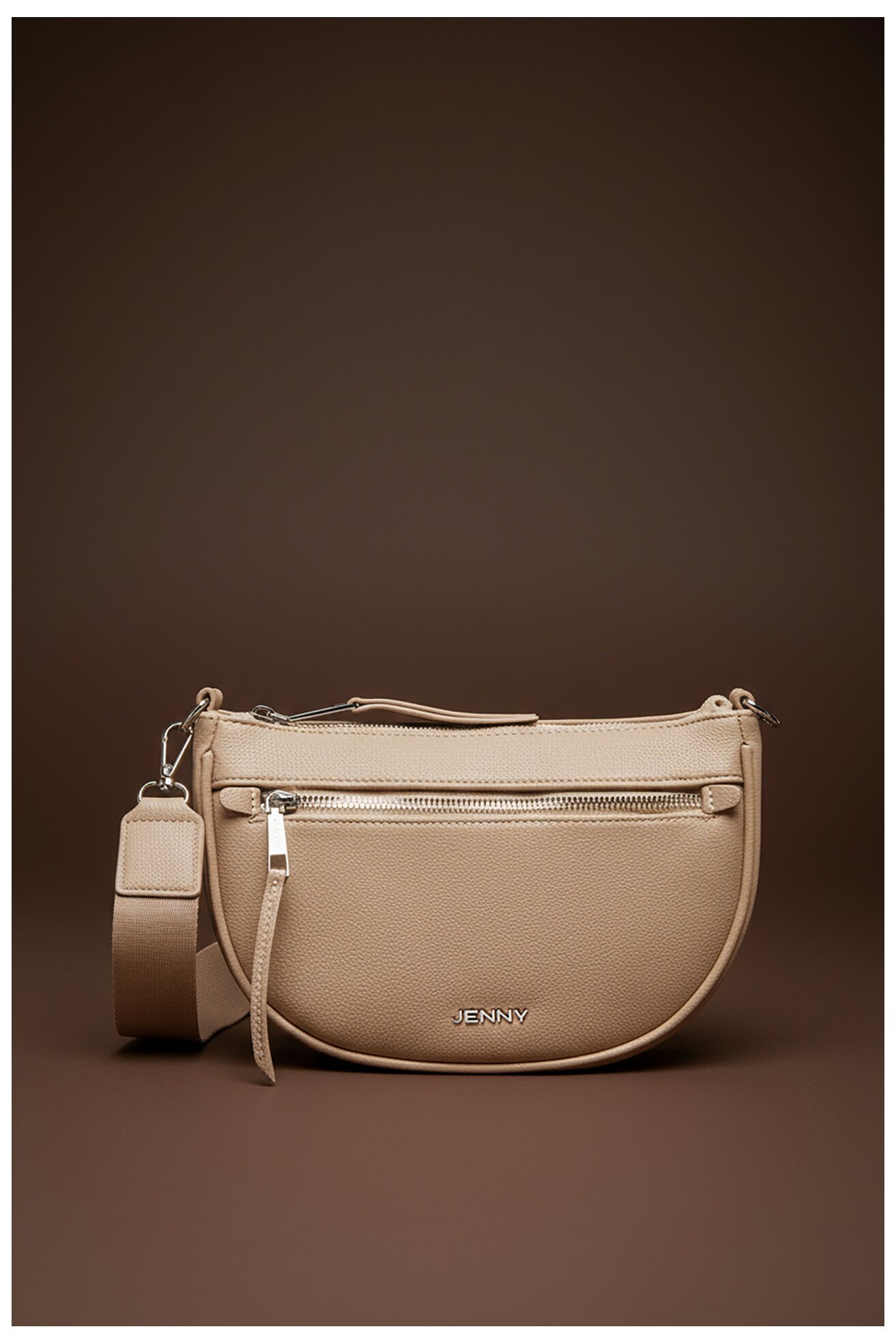Дамска чанта Jenny C-JNY-M-002-08 ТЪМНОБЕЖОВ