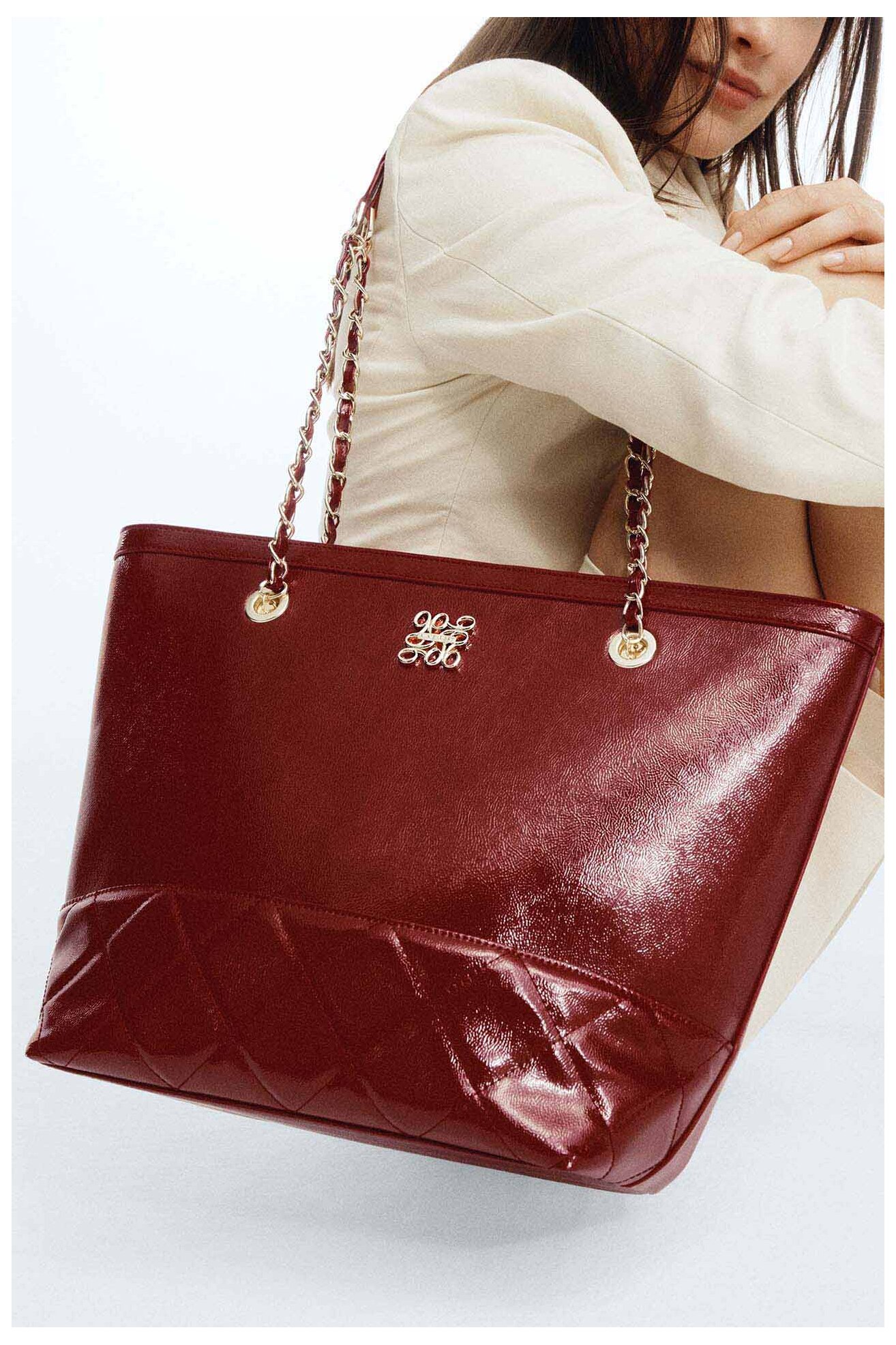 Дамска чанта NINE WEST C-TRINITY-KY090 БОРДО