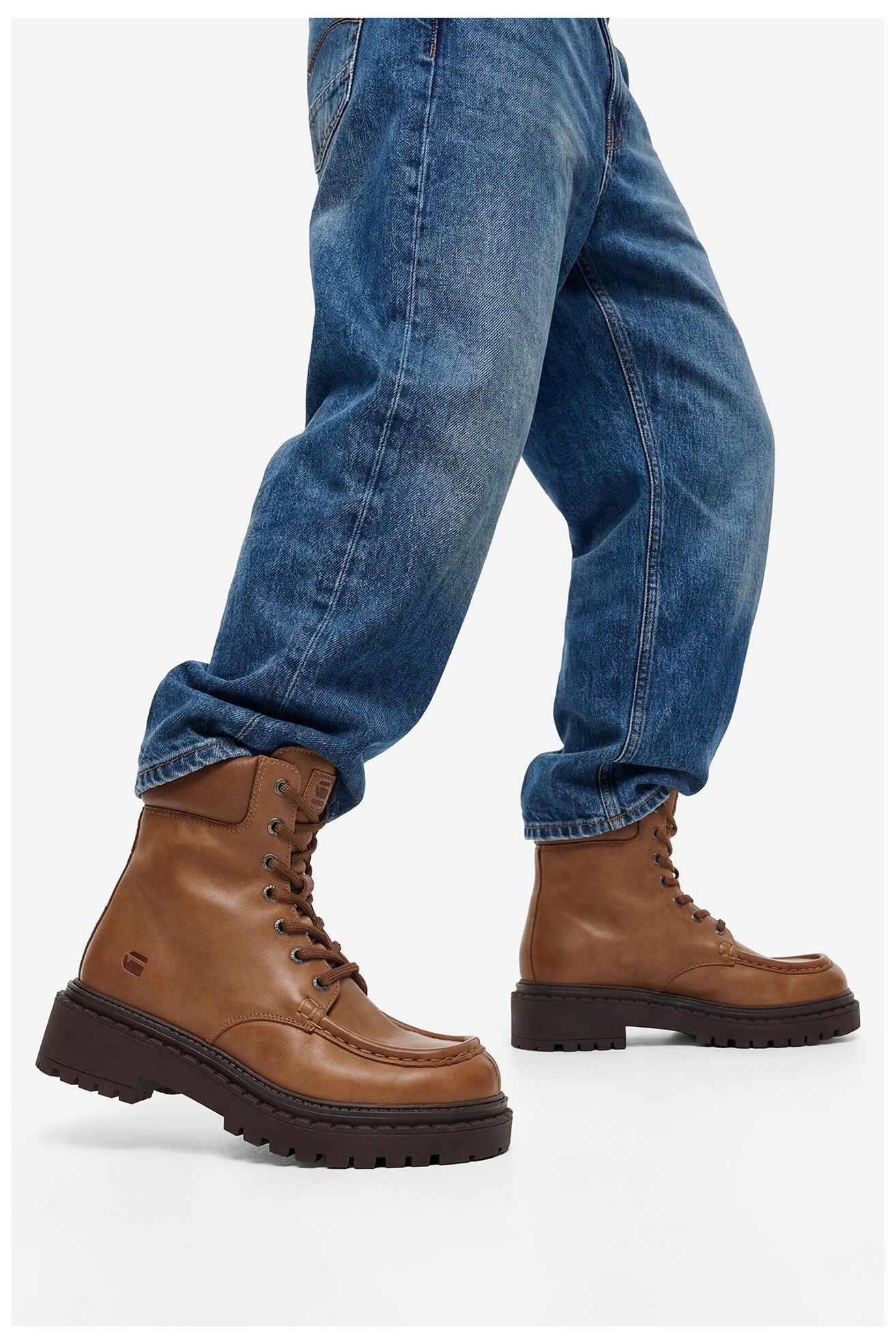 Боти G-STAR RAW EO-MERIC-25FW35 ТЪМНОБЕЖОВ