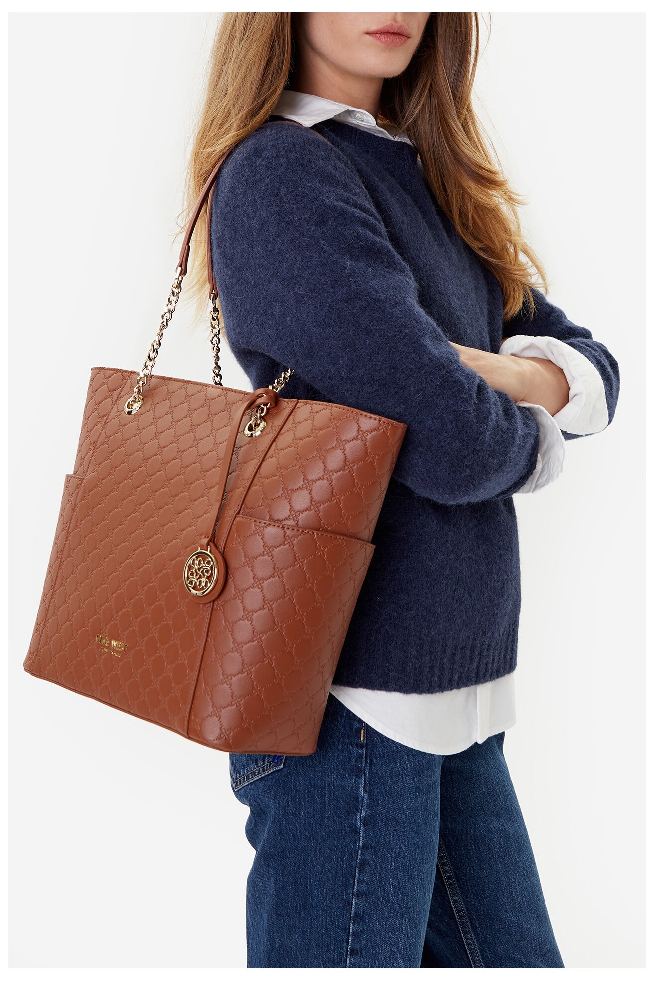 Дамска чанта NINE WEST CEO-NEBRASKA-LDA8208A КАМЕЛ