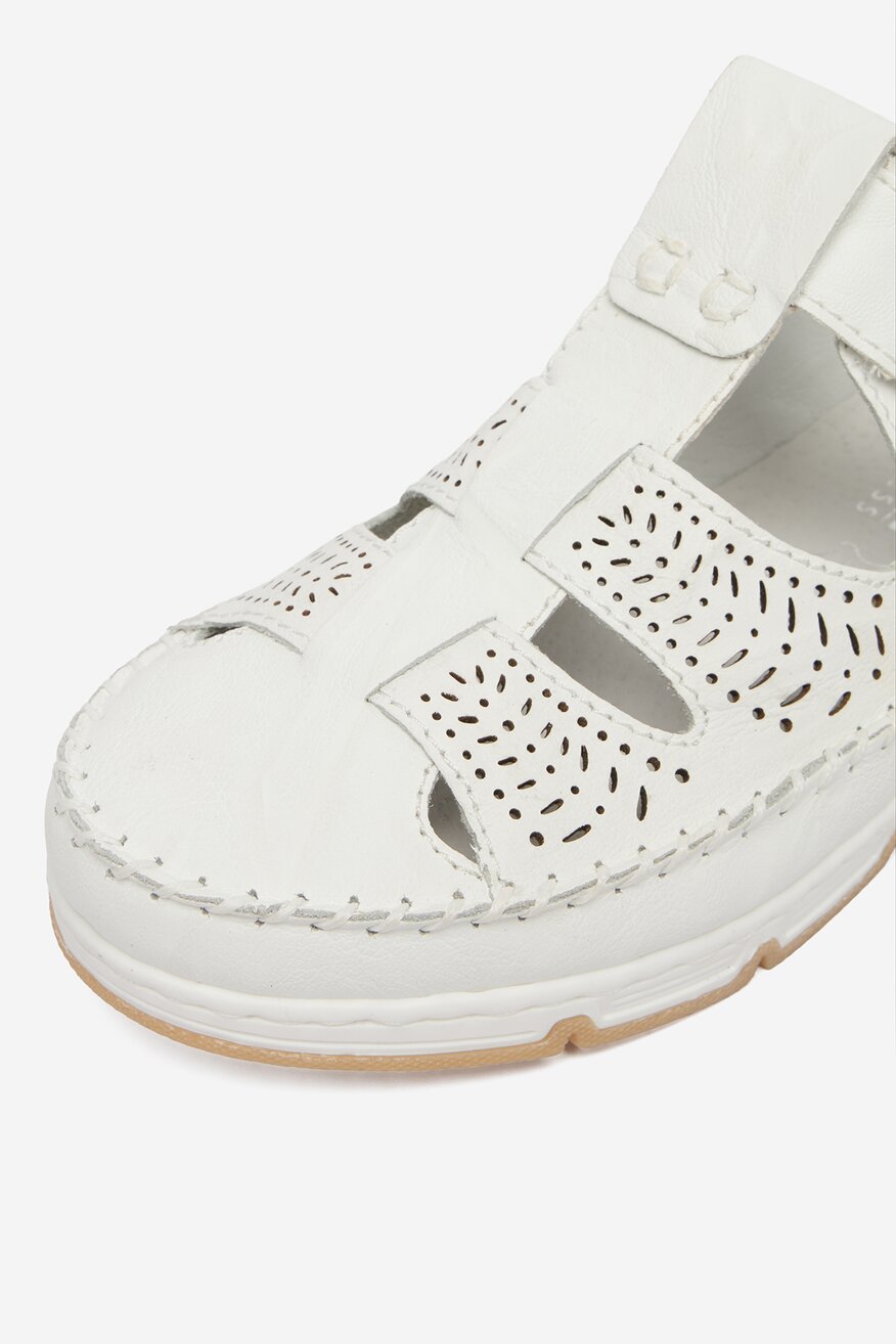 
                Половинки обувки Rieker БЯЛ - 5906751832356