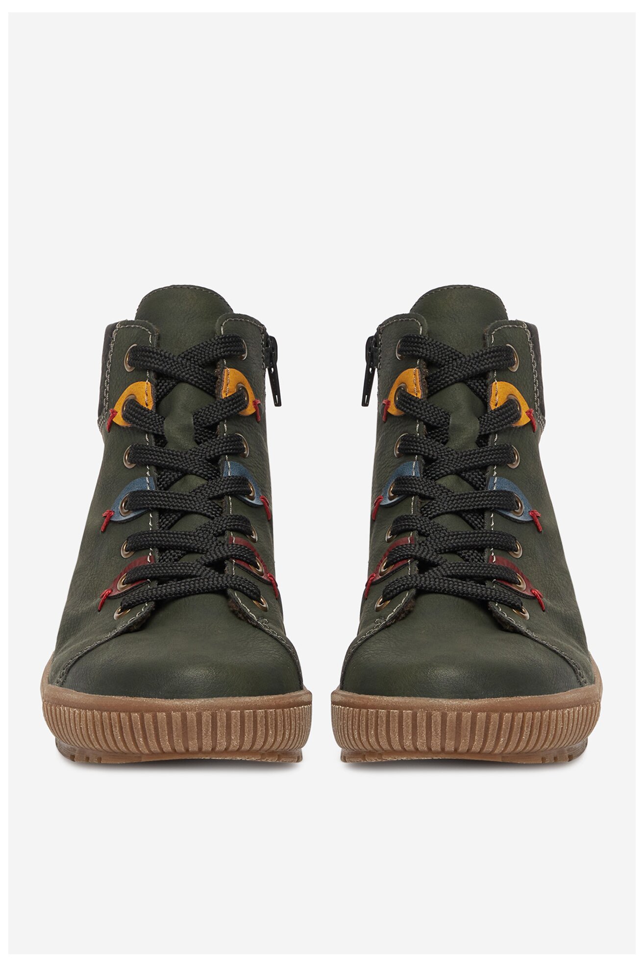 Trzewiki Rieker N0711-54 Zielony