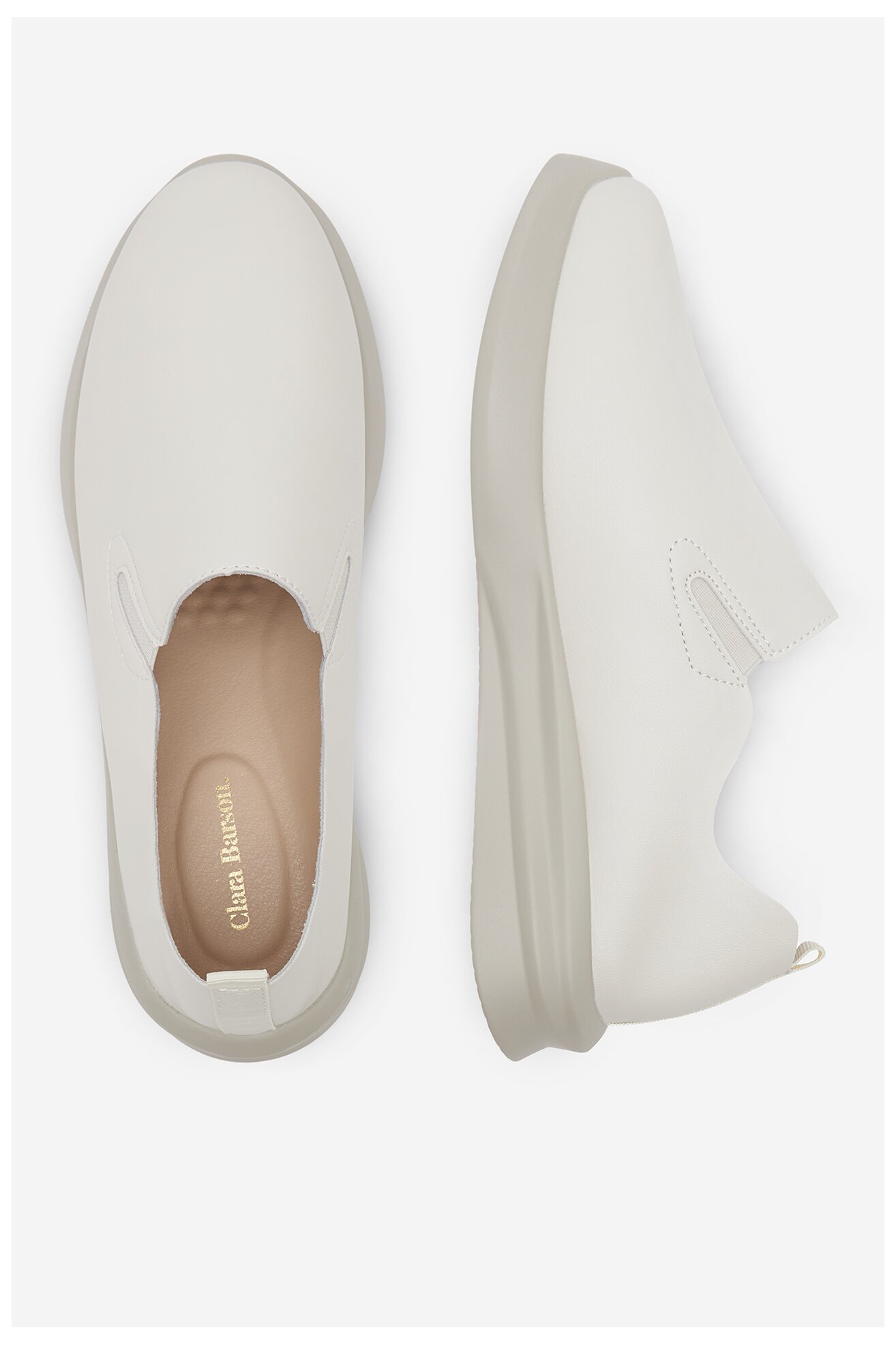 Półbuty Clara Barson WFA3690-1 Kremowy