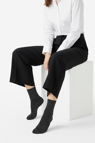 Čarape NINE WEST CEO_AS_NW_02_Z_AW25 (3 PACK) CRNA