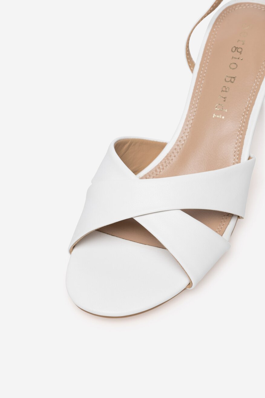 
                Sergio Bardi - Sandały skórzane - 5903698619736