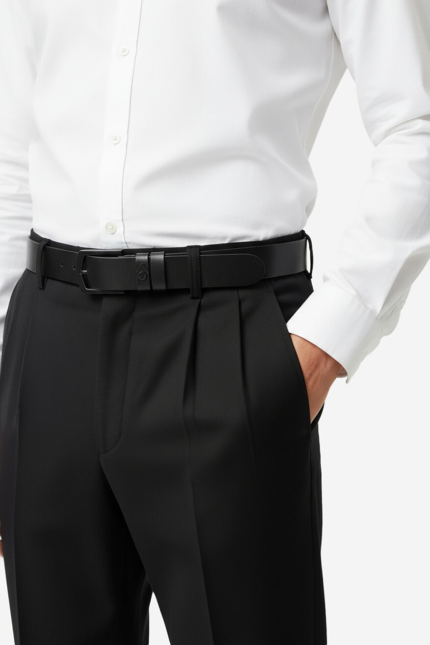 Férfi öv Gino Rossi FEKETE - 5906751253984