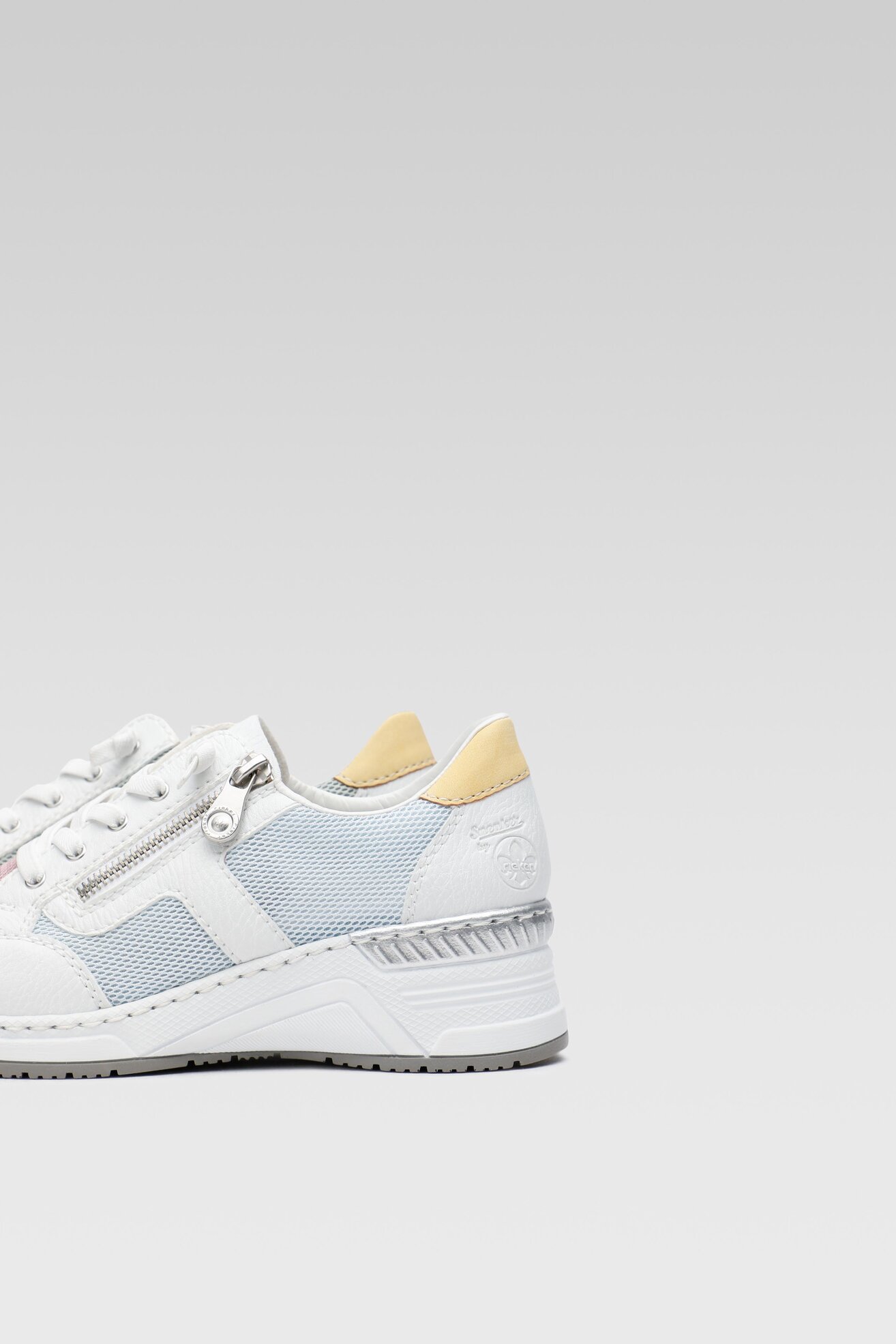 Półbuty Rieker N4359-90 Biały