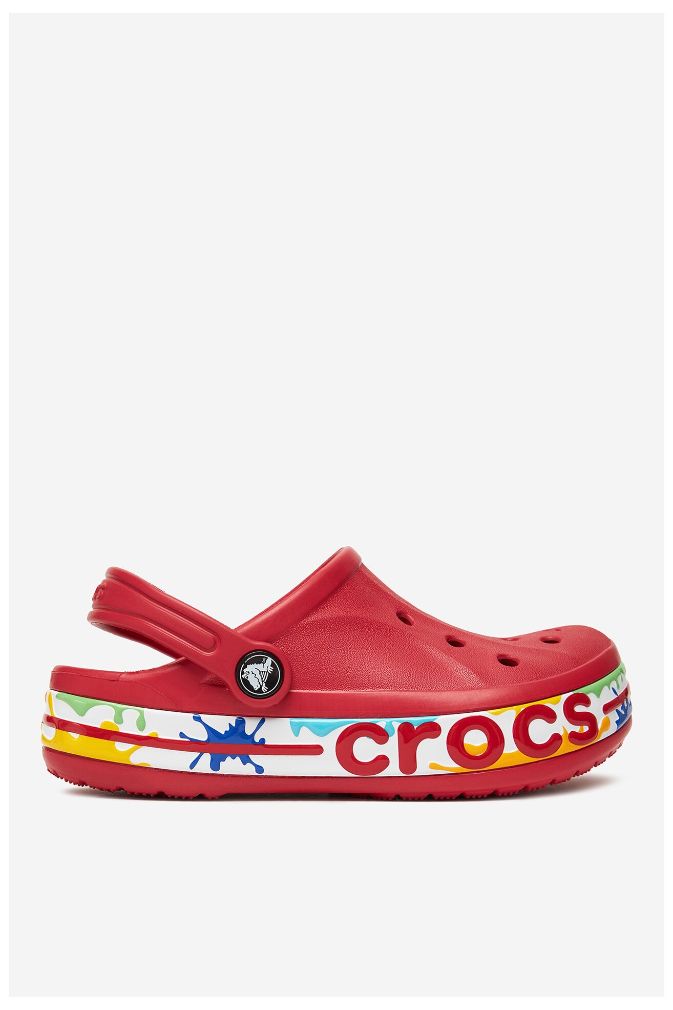 Klapki basenowe Crocs C-BAYABAND CLOG K 211682-6EN Czerwony