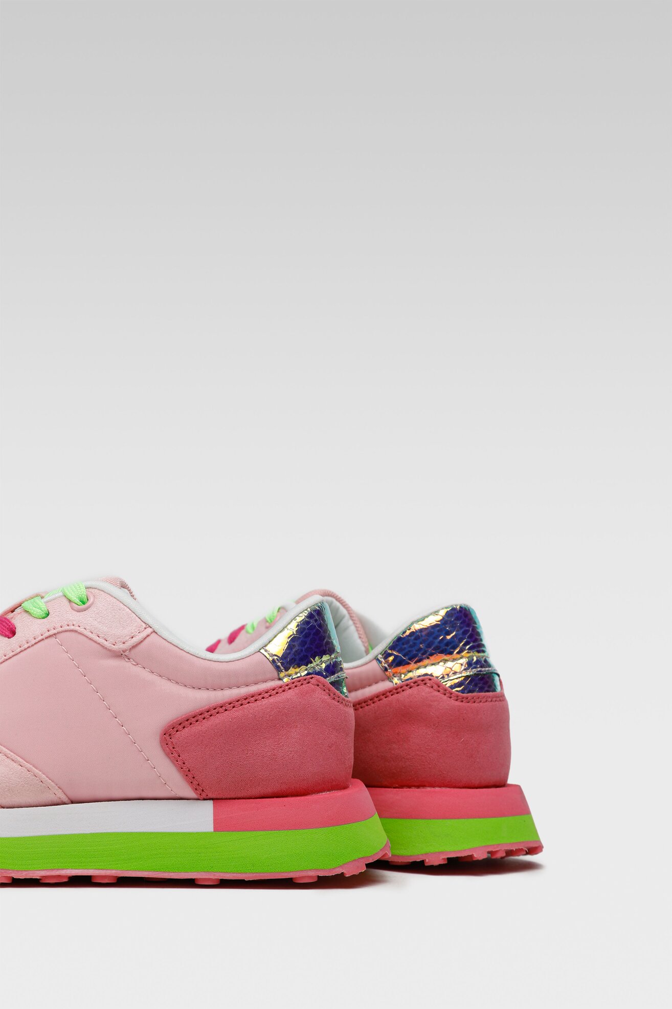 Sneakers Nylon Red WAG1190701A Różowy