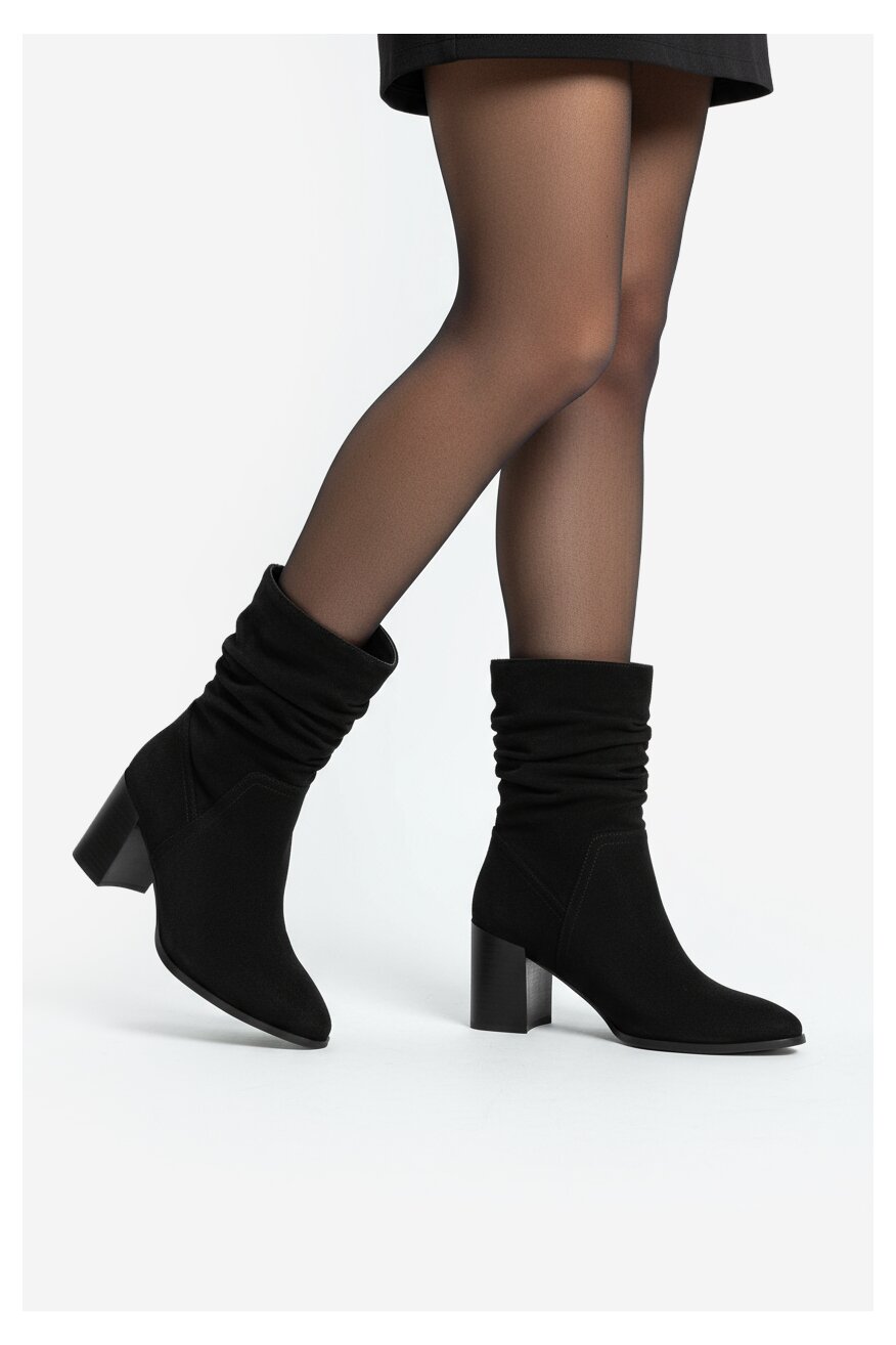 NINE WEST - Botki na słupku - 5906751329221