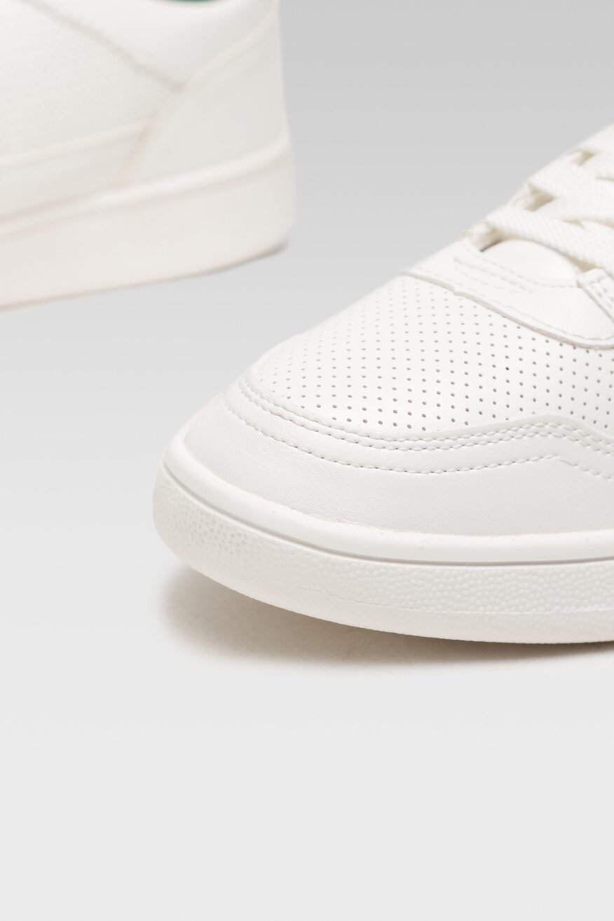 Sprandi - Obuwie sportowe pastelowe białe - 5903698742533