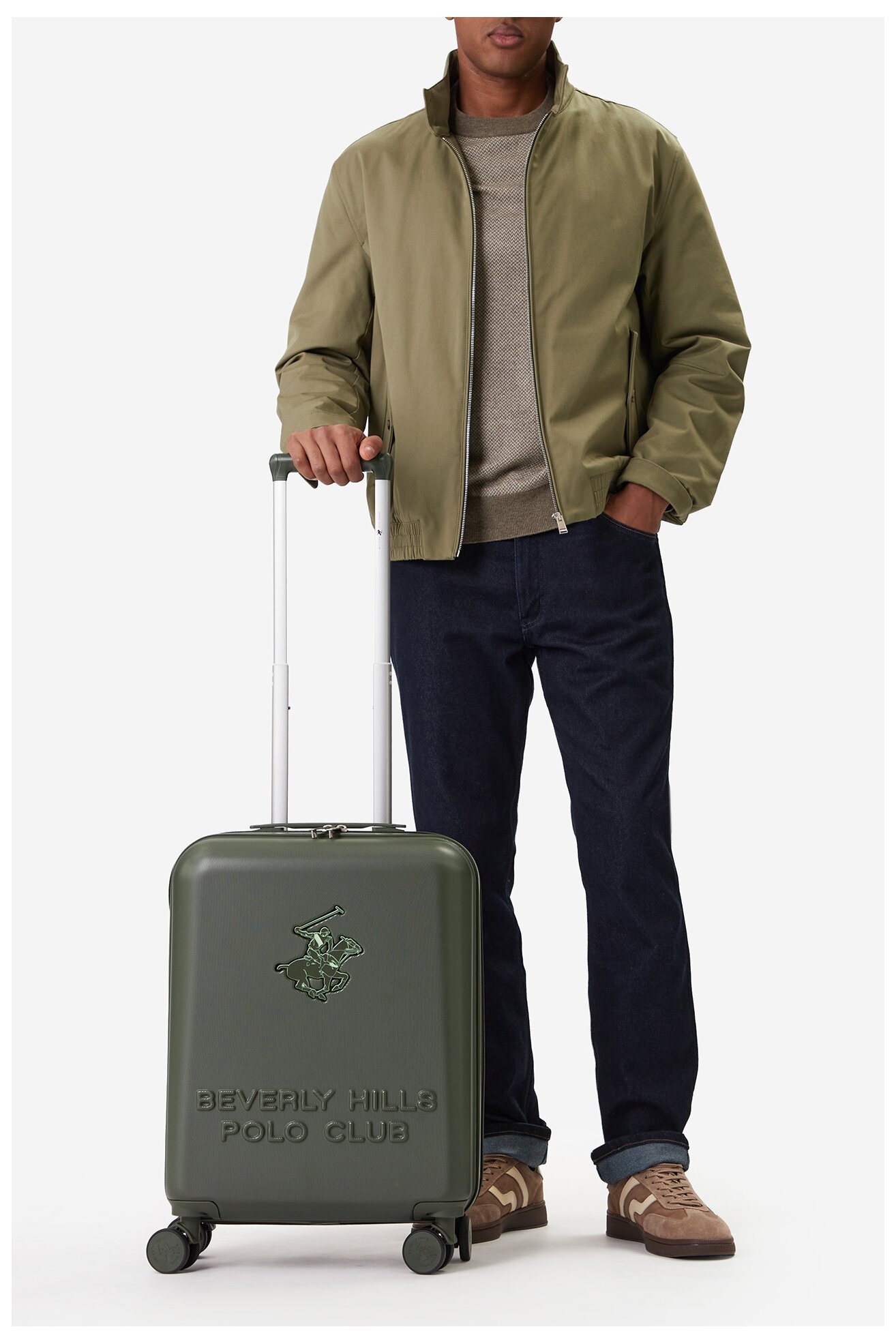 Kofer Beverly Hills Polo Club CEO-BHPC-S-003-08- TAMNO BEŽ