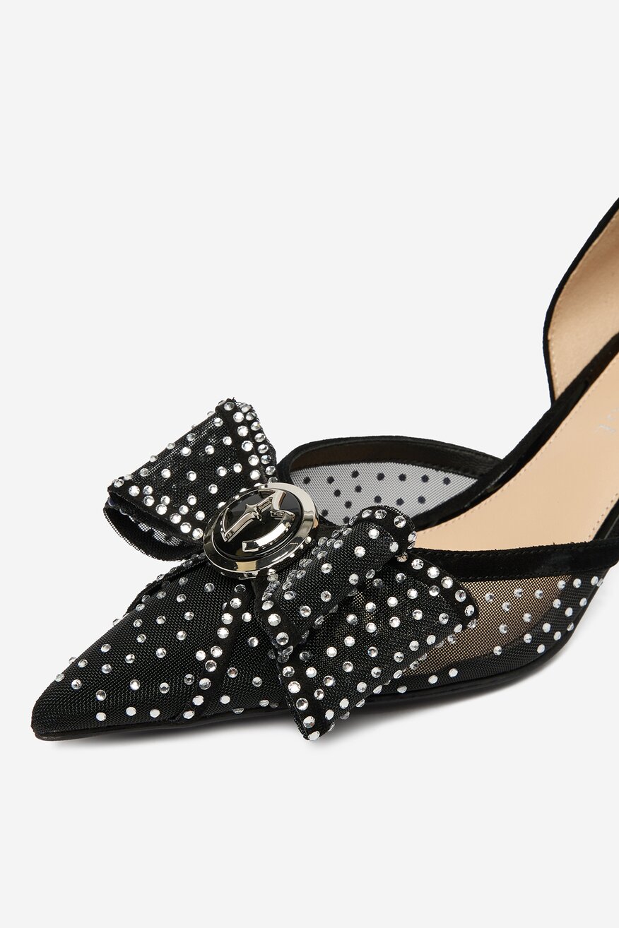 
                        Czółenka EVA MINGE EO-AVA-78096-202 Czarny - 5906751284094