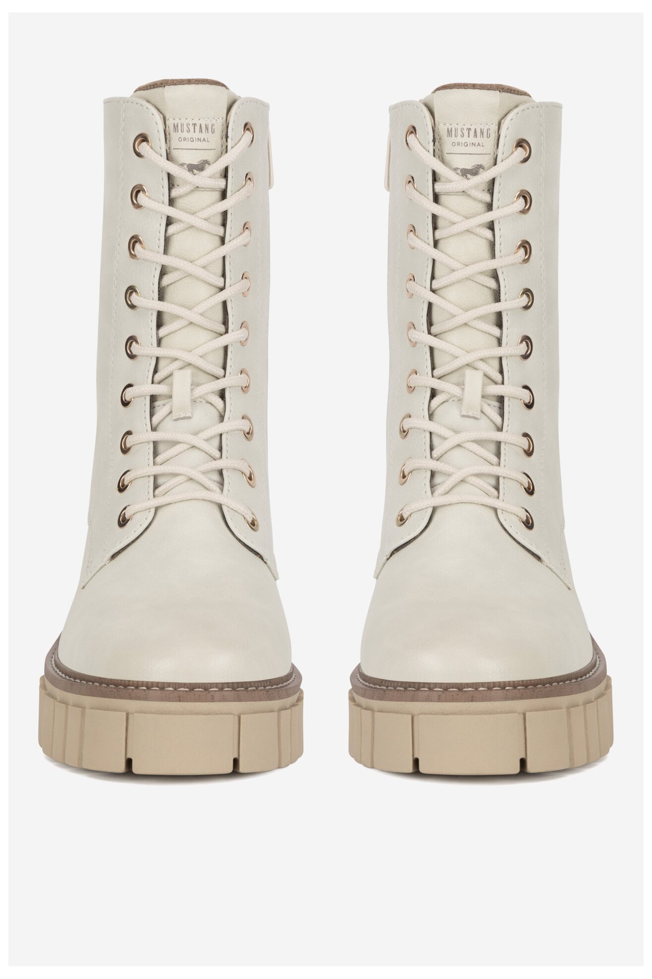 Боти Mustang 1447-506 БЯЛ