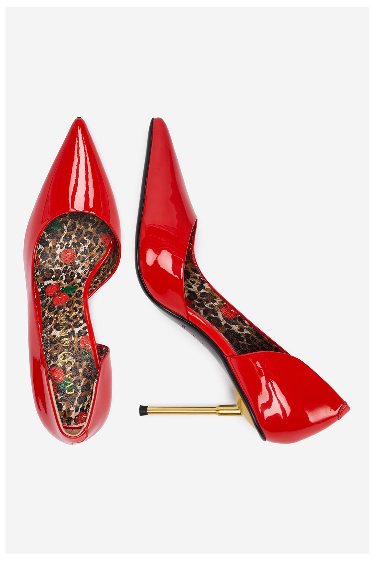 Pantofi cu toc EVA MINGE EO-ZIA-24178-21 ROŞU