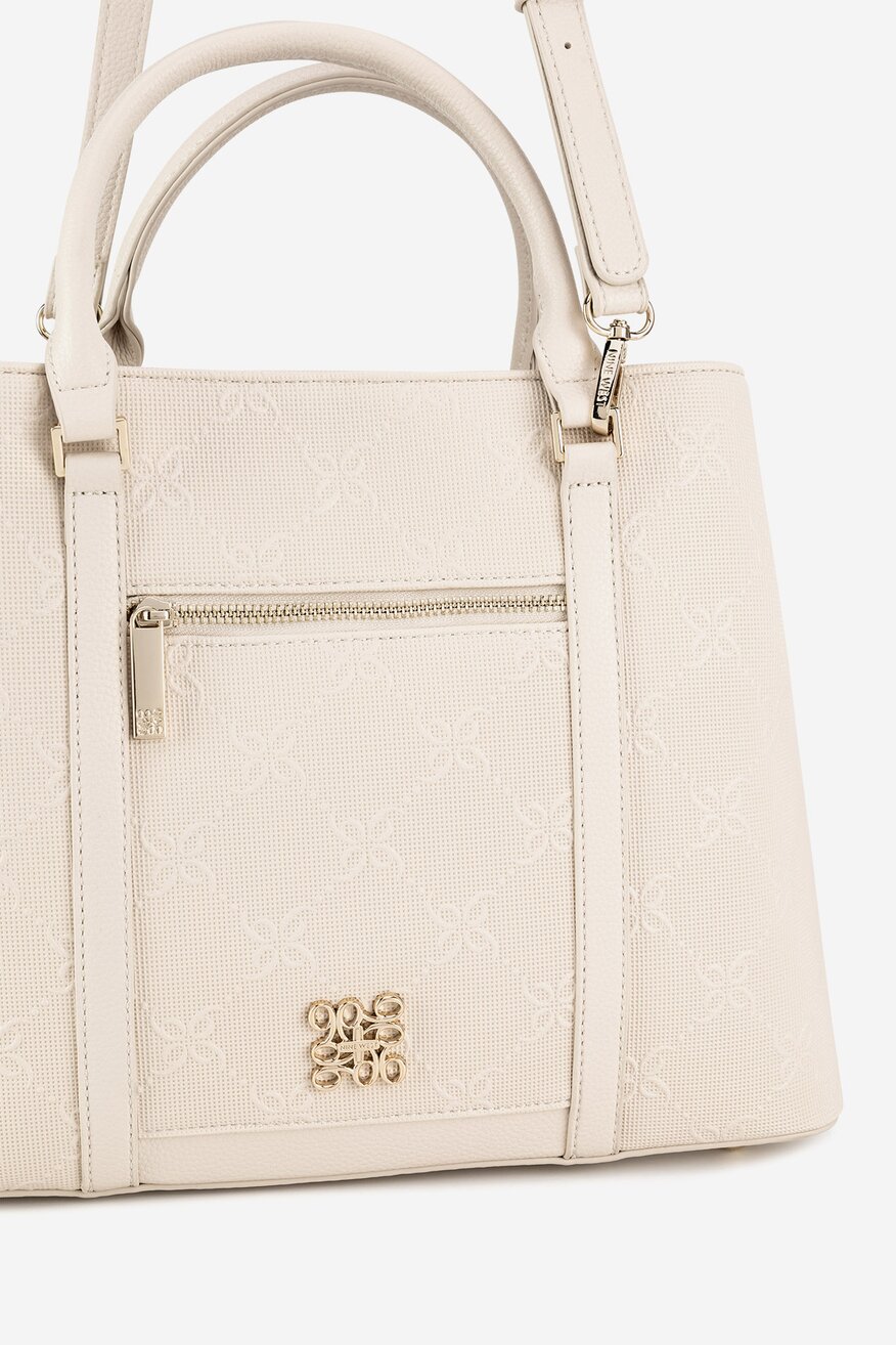 Kézitáska NINE WEST CSONTSZÍNŰ - 5906751030851