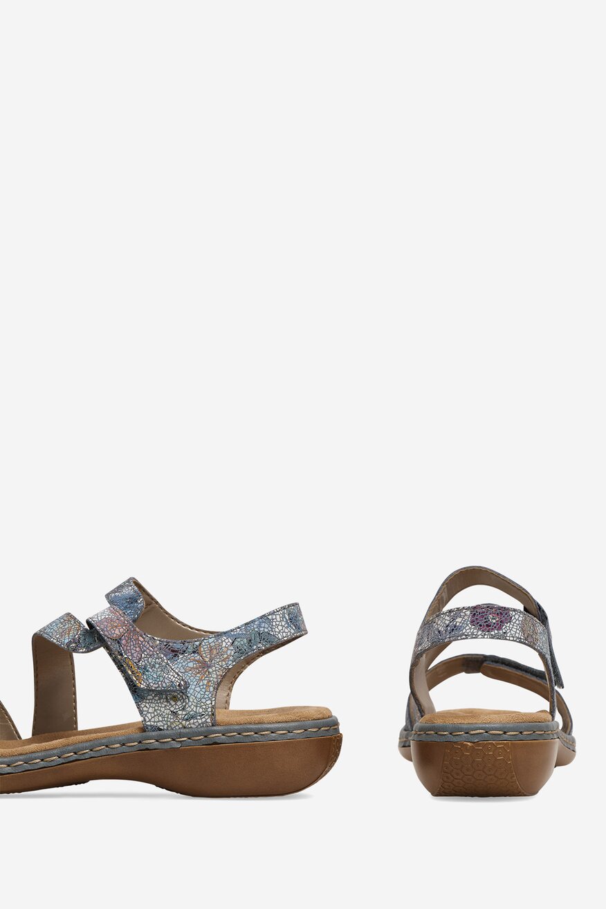 
                Rieker - Skórzane sandały - 5905588311768