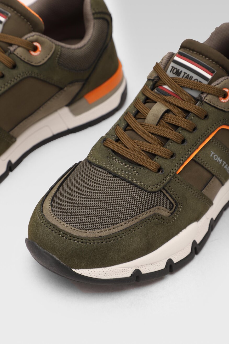 
                Tom Tailor - Półbuty khaki sznurowane - 5903698426211