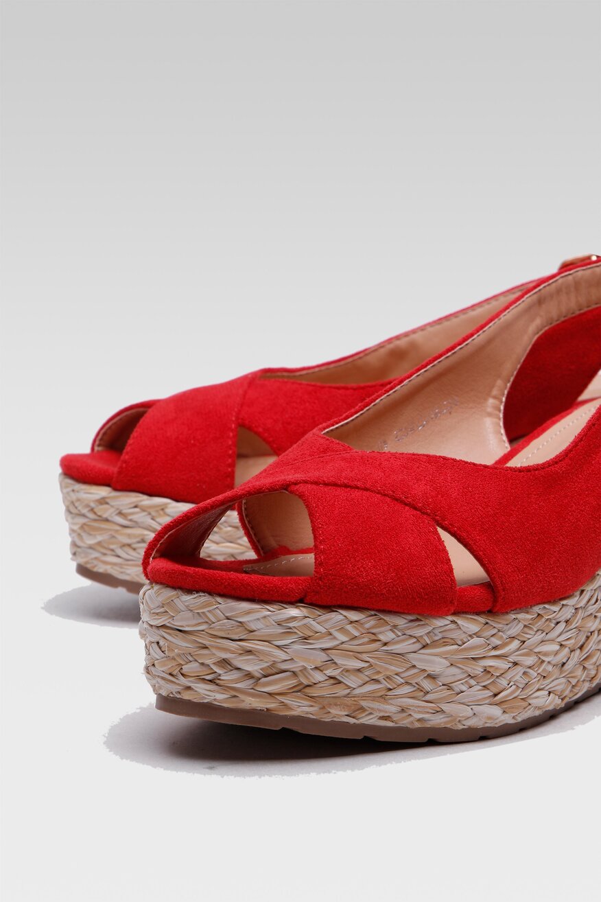 
                Jenny Fairy - Sandały na koturnie - 5904248447809